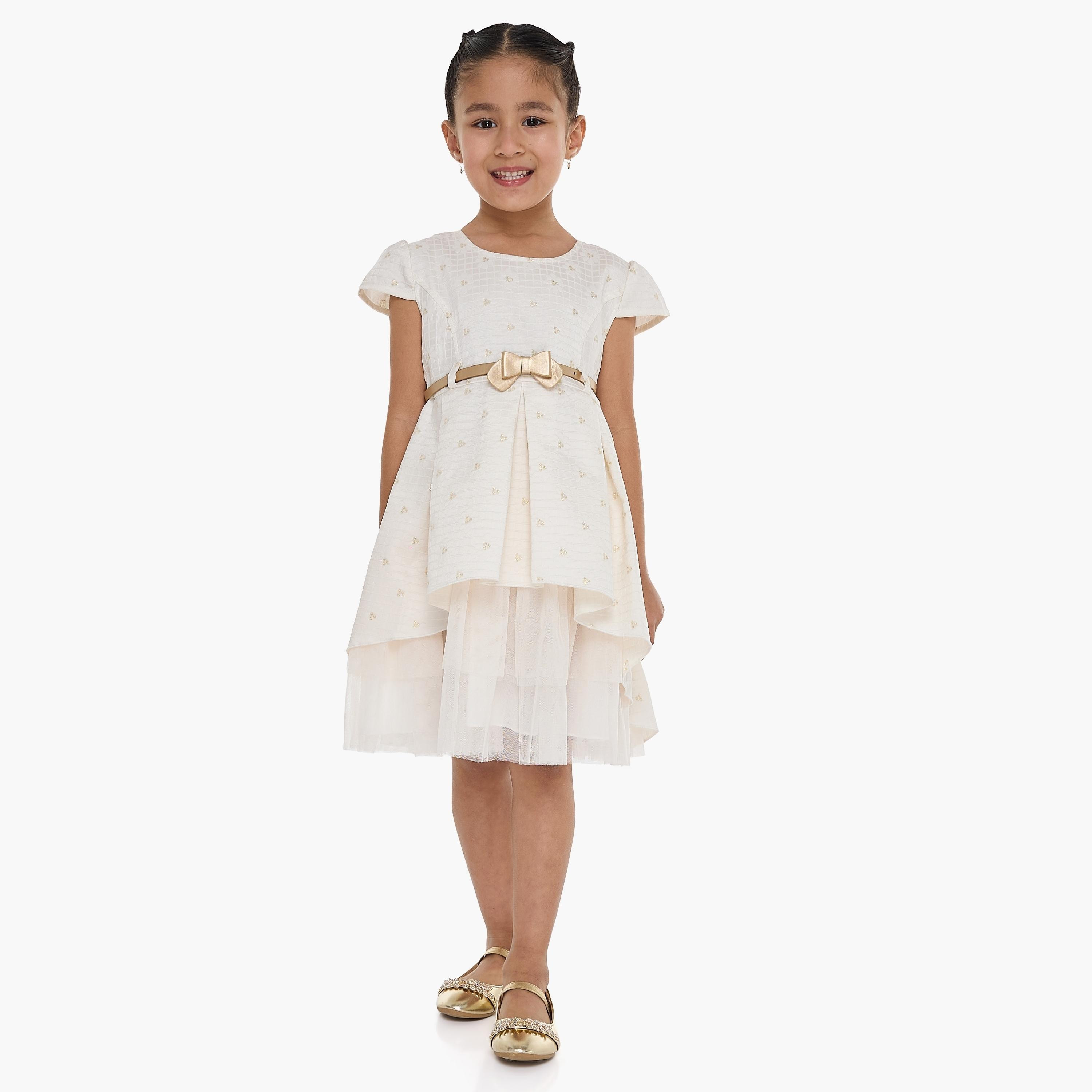 Victor and Jane Embroidered Cap Sleeves Dress-girls-clothing-dressesandjumpsuits-image-2