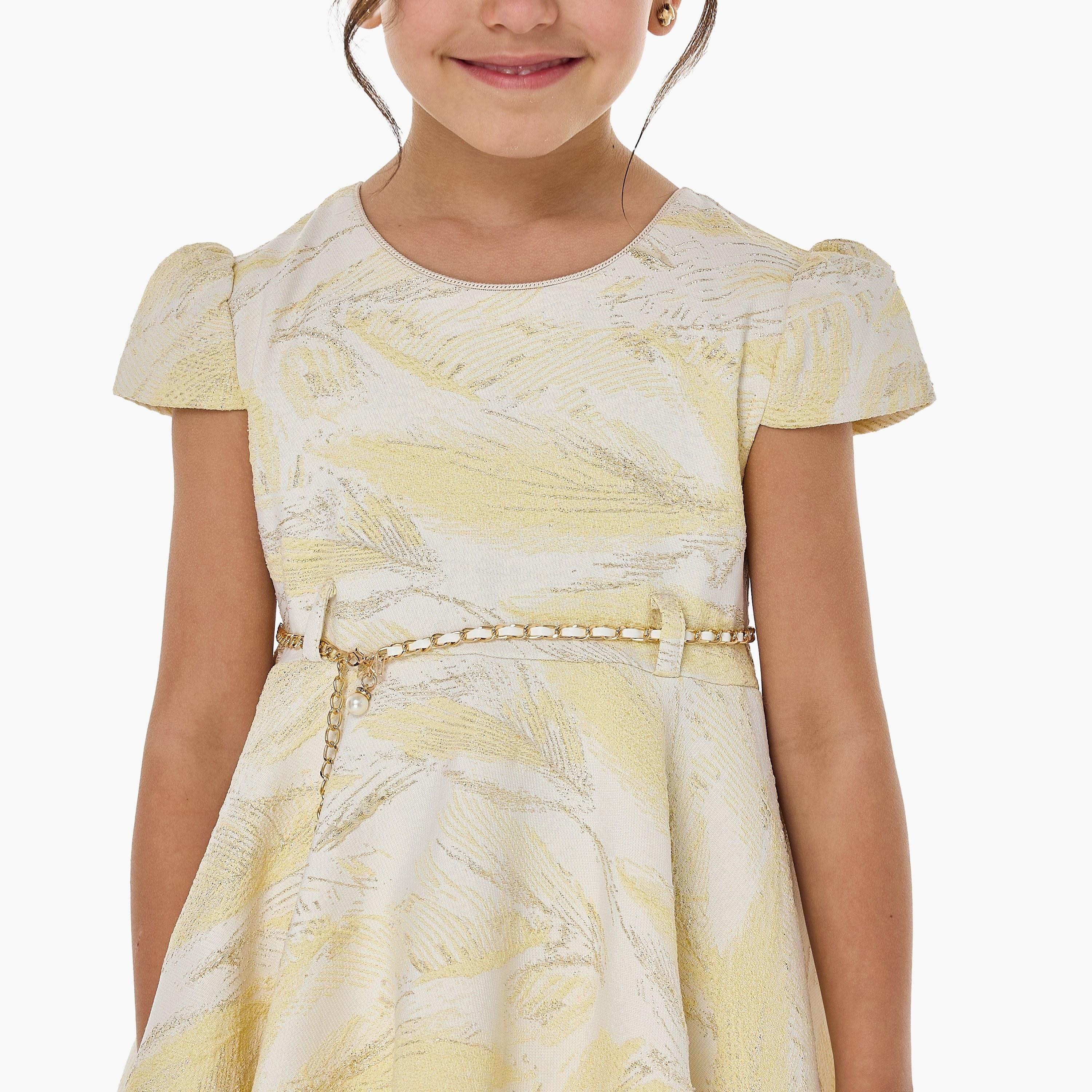 Victor and Jane Printed Cap Sleeves Dress-girls-clothing-dressesandjumpsuits-image-5