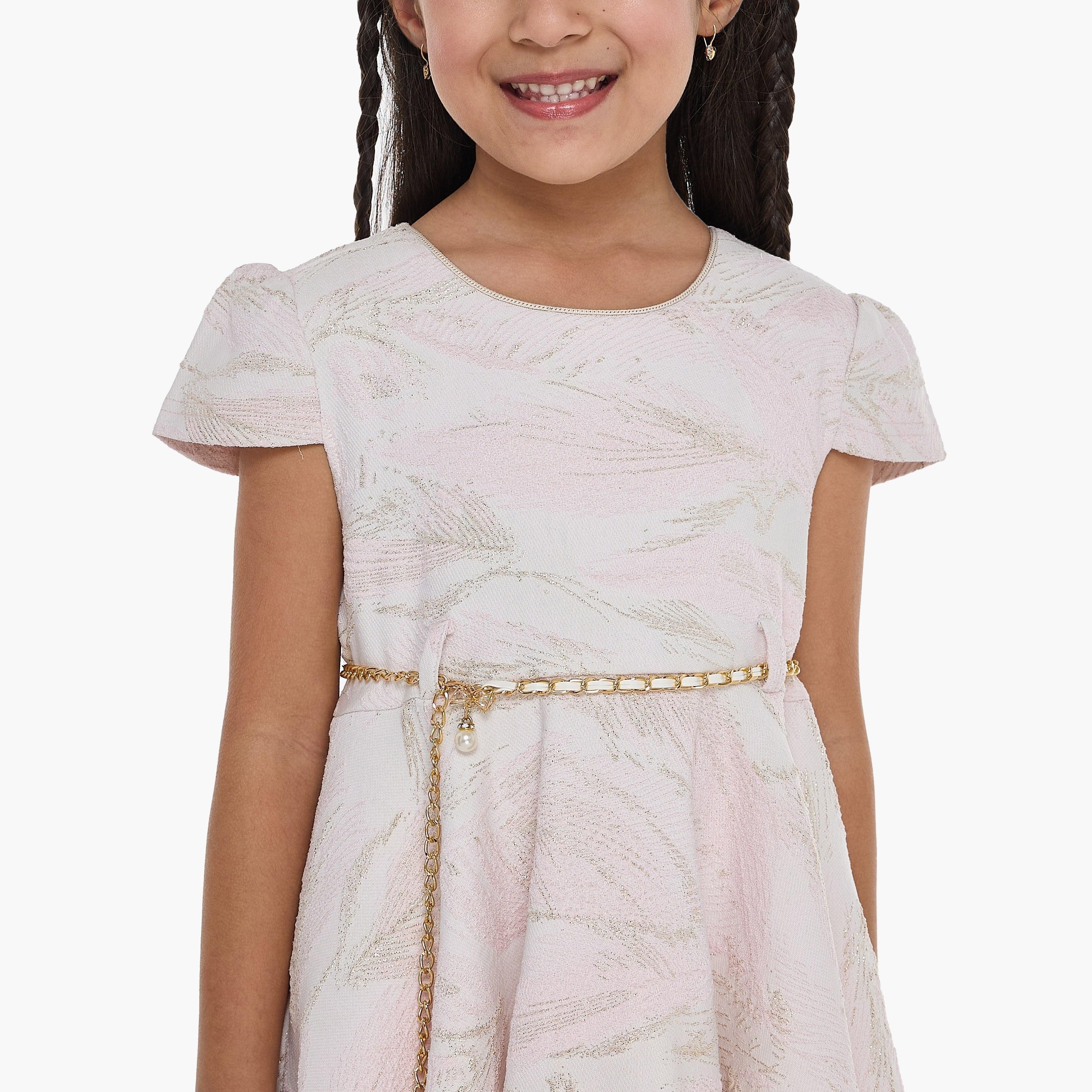 فستان بطبعات وأكمام كاب من فيكتور اند جين-girls-clothing-dressesandjumpsuits-image-5