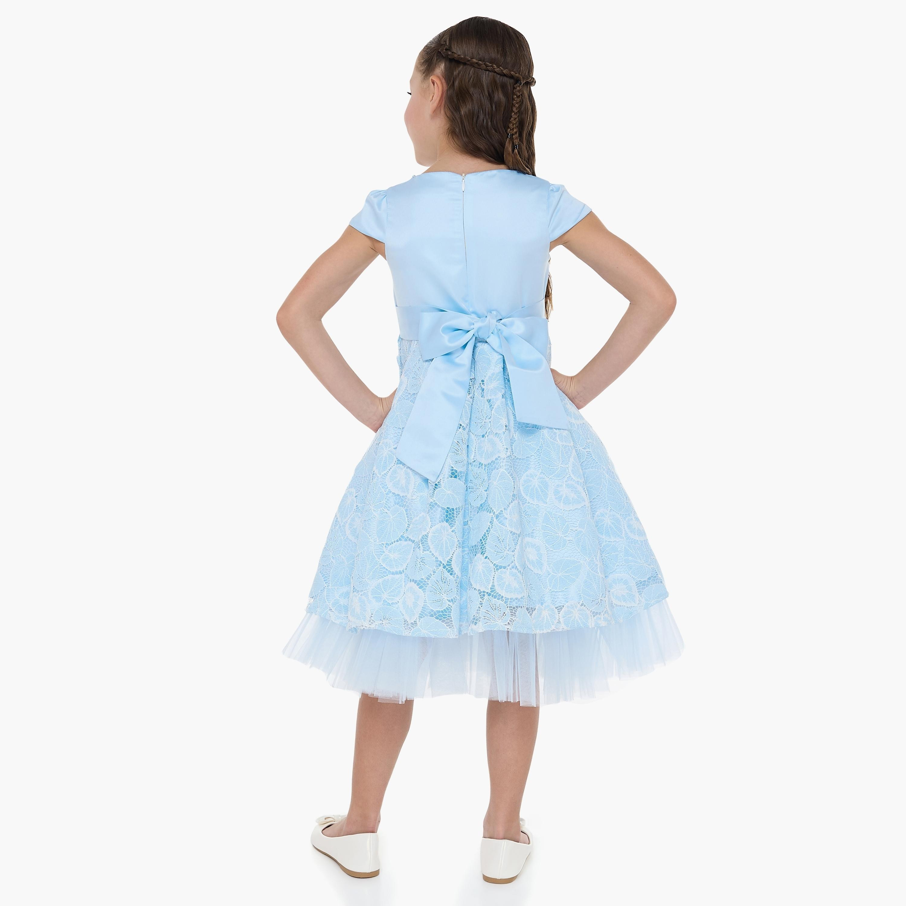 Victor and Jane Embroidered Cap Sleeves Dress-girls-clothing-dressesandjumpsuits-image-5