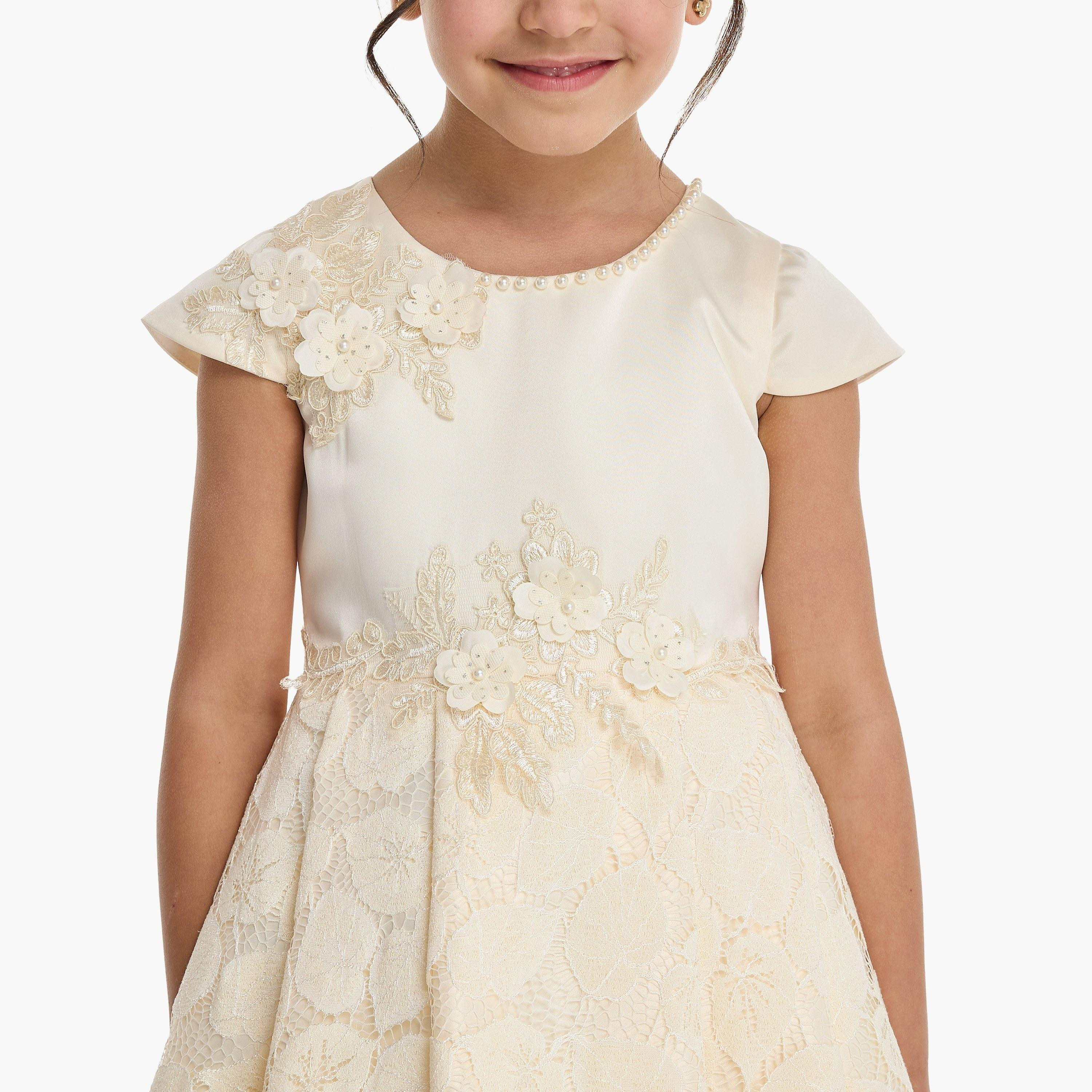 فستان بأكمام كاب مزين من فيكتور اند جين-girls-clothing-dressesandjumpsuits-image-5