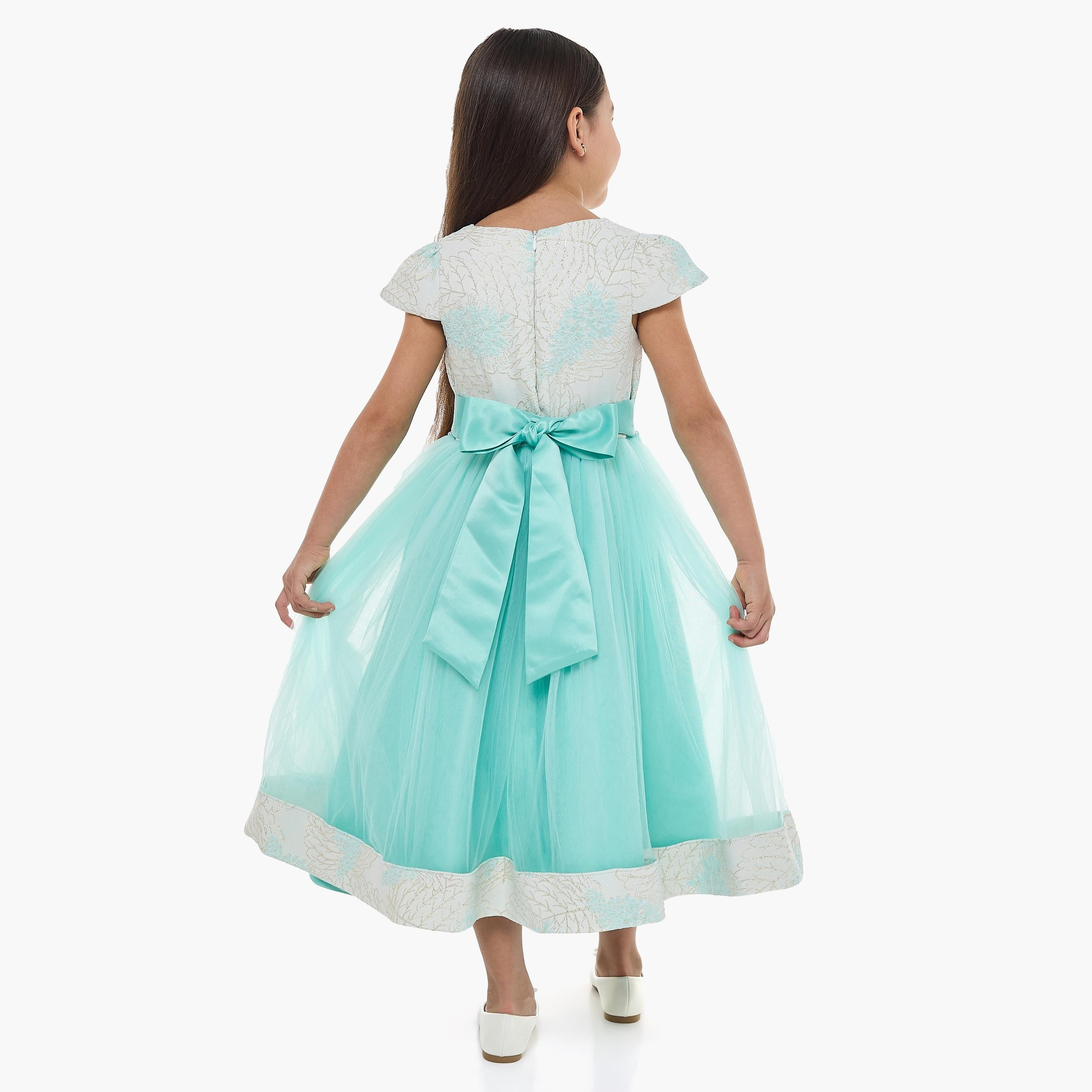 Victor and Jane Embroidered Cap Sleeves Dress-girls-clothing-dressesandjumpsuits-image-5
