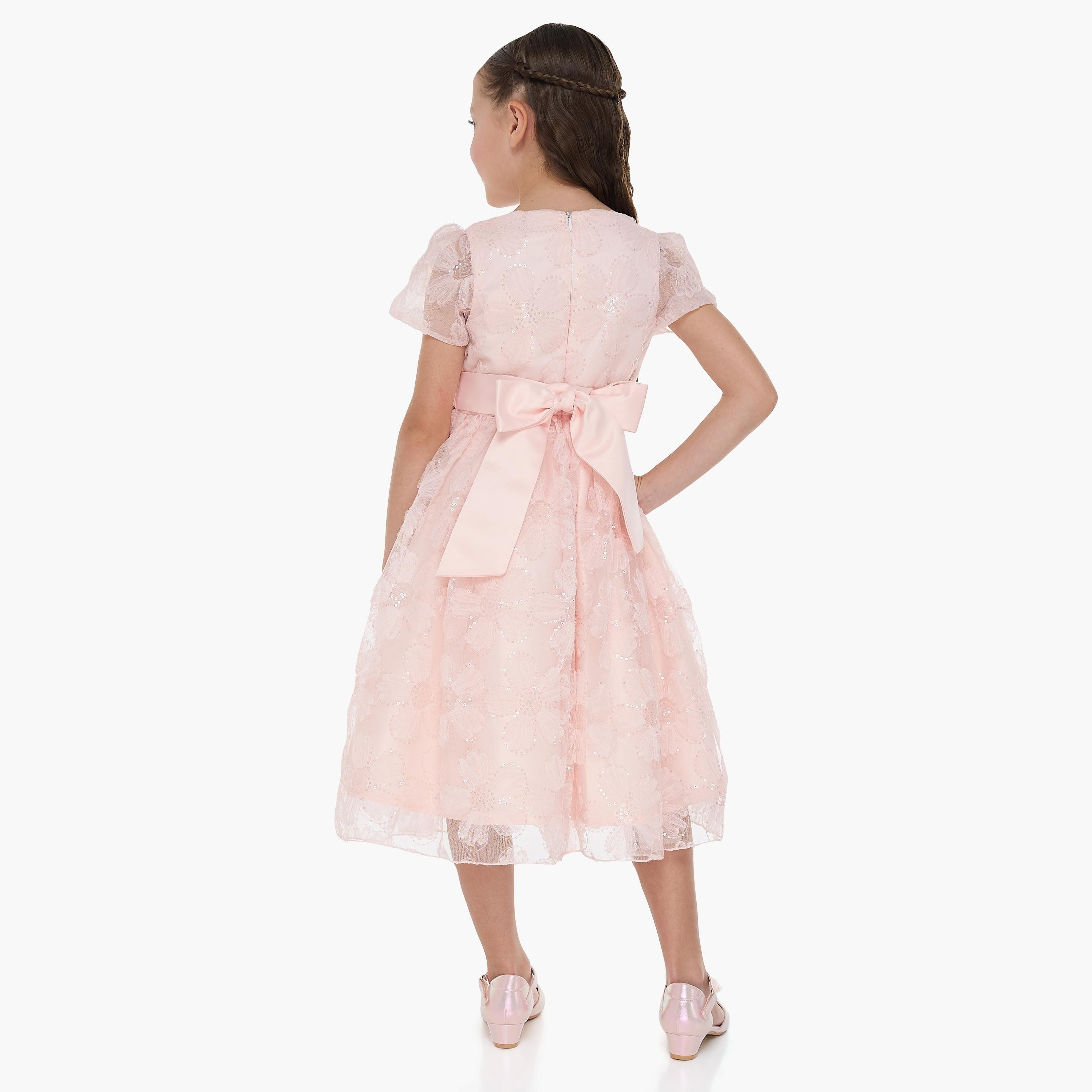 Victor and Jane Embellished Cap Sleeves Dress-girls-clothing-dressesandjumpsuits-image-4