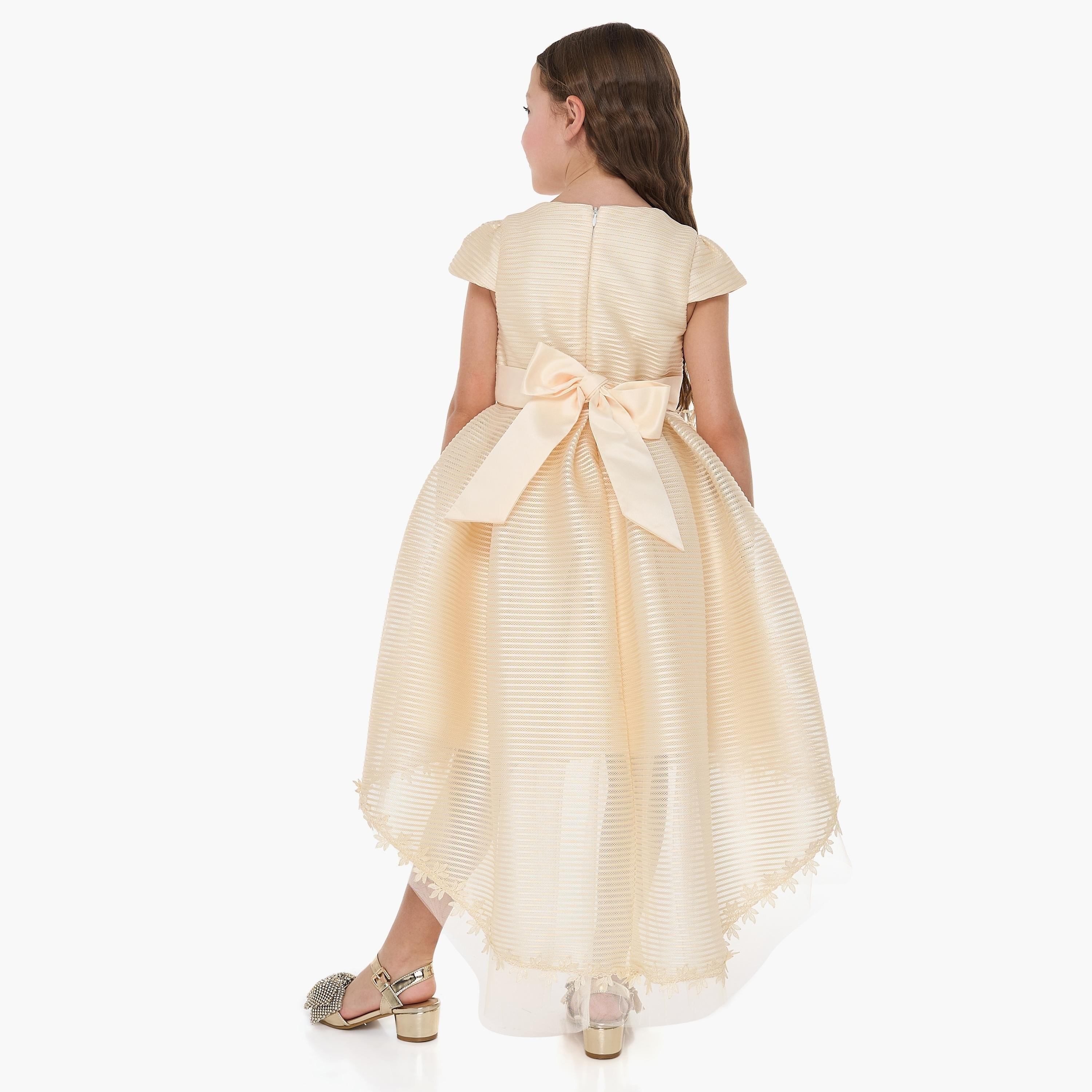 فستان بأكمام كاب مزين من فيكتور اند جين-girls-clothing-dressesandjumpsuits-image-4