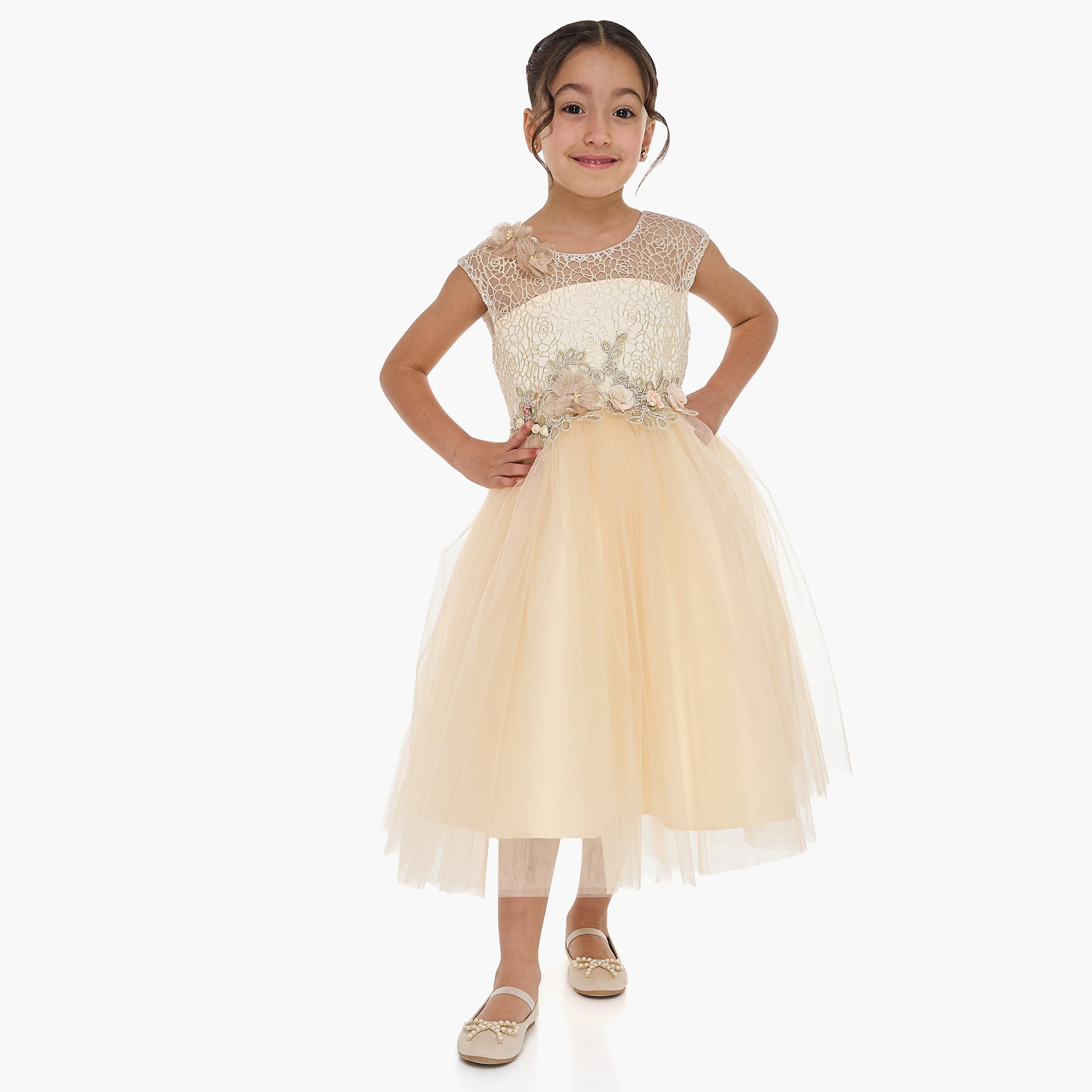 Victor and Jane Embroidered Sleeveless Dress-girls-clothing-dressesandjumpsuits-image-1