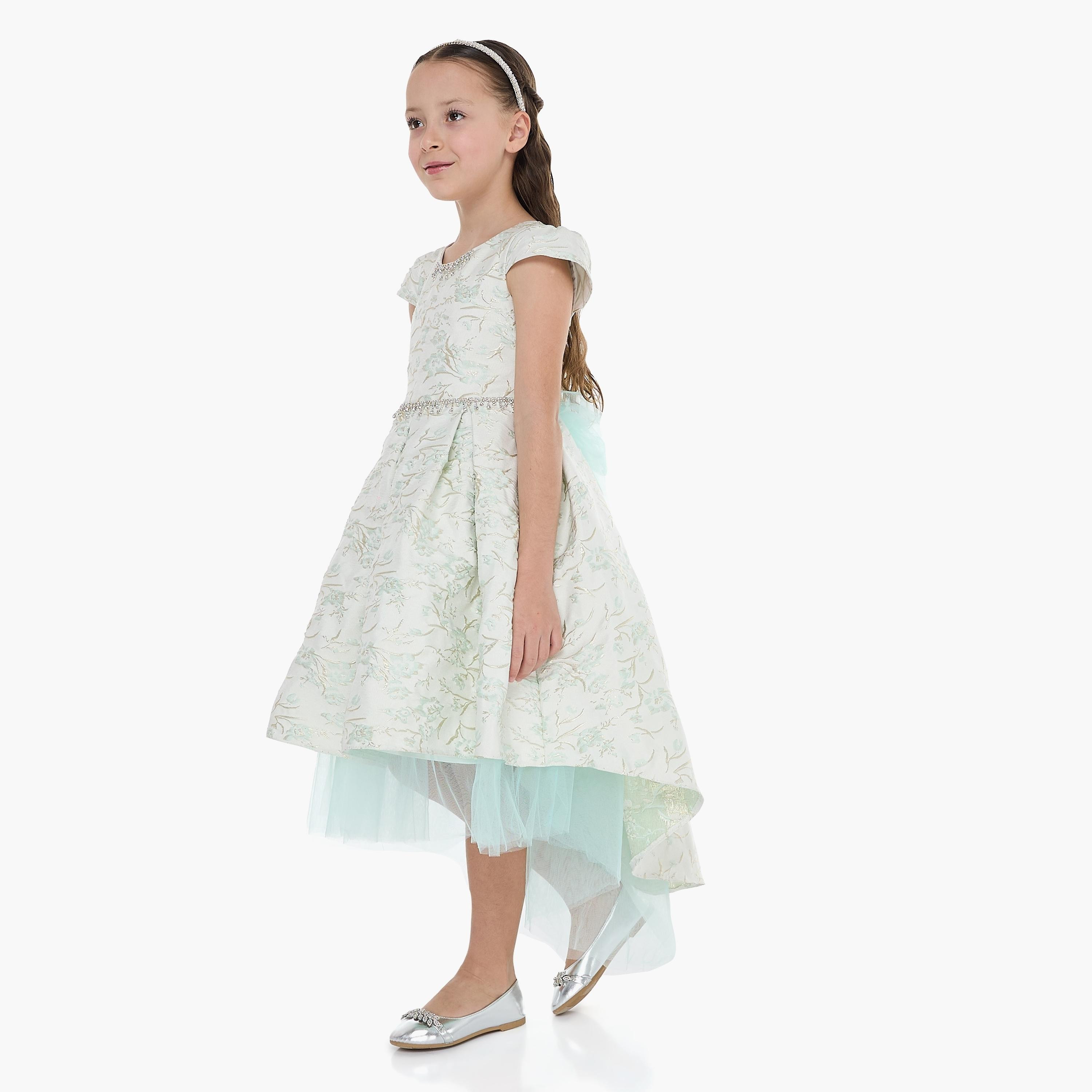 Victor and Jane Embellished Cap Sleeves Dress-girls-clothing-dressesandjumpsuits-image-3