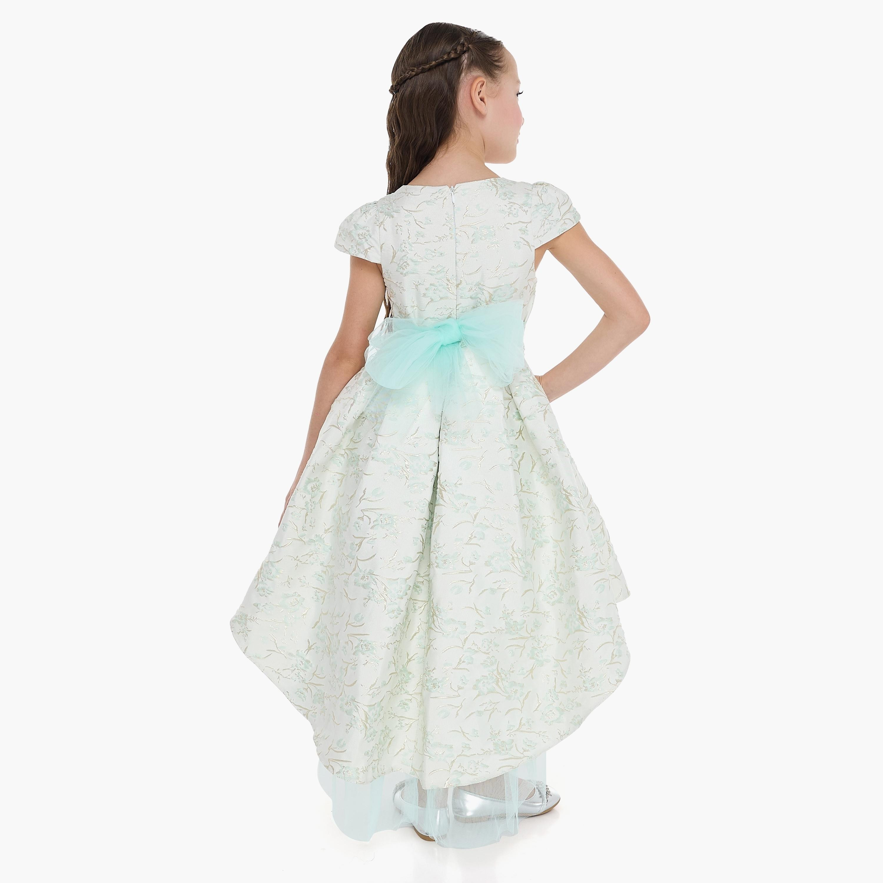 فستان مزين بأكمام كاب من فيكتور اند جين-girls-clothing-dressesandjumpsuits-image-4