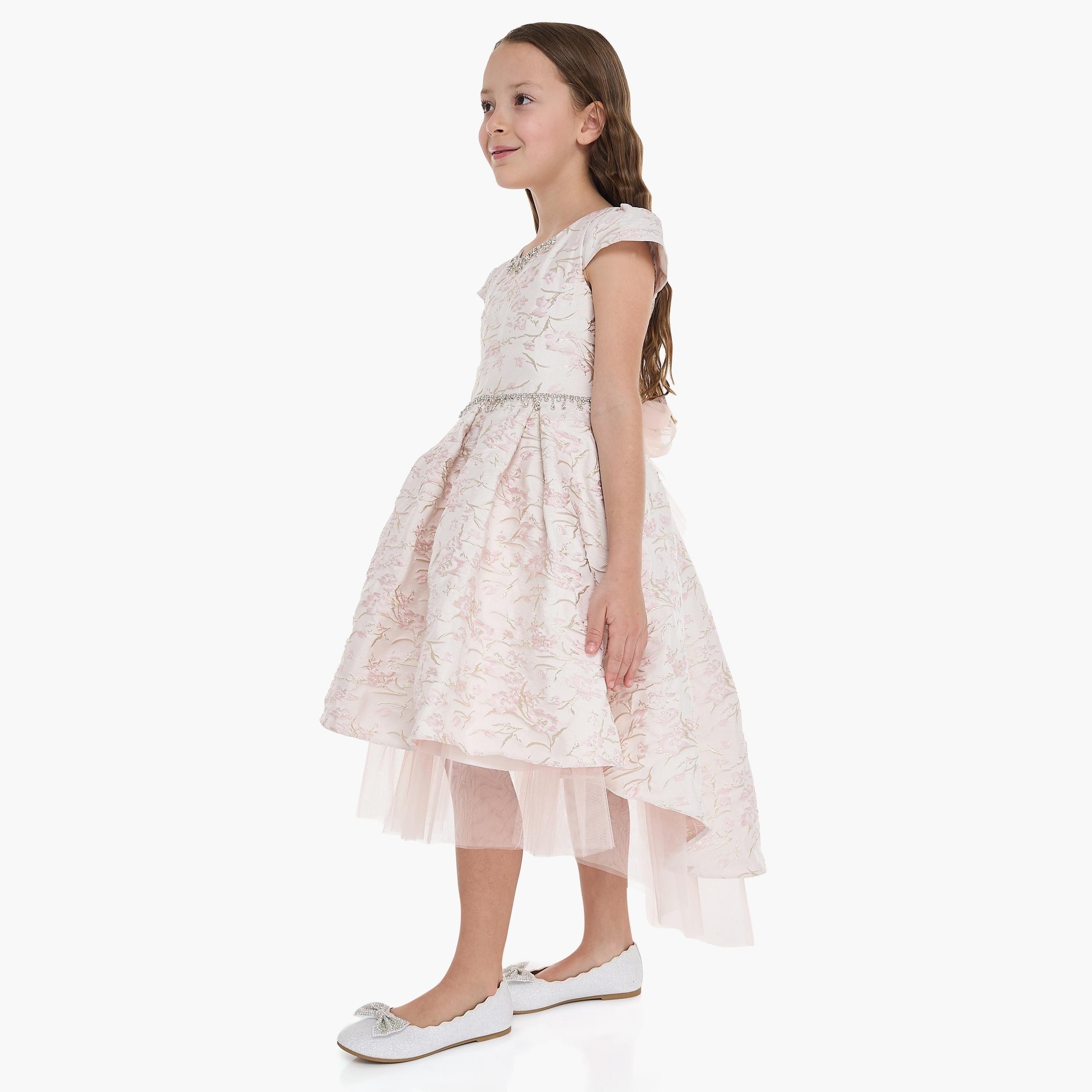 فستان مزين بأكمام كاب من فيكتور اند جين-girls-clothing-dressesandjumpsuits-image-3