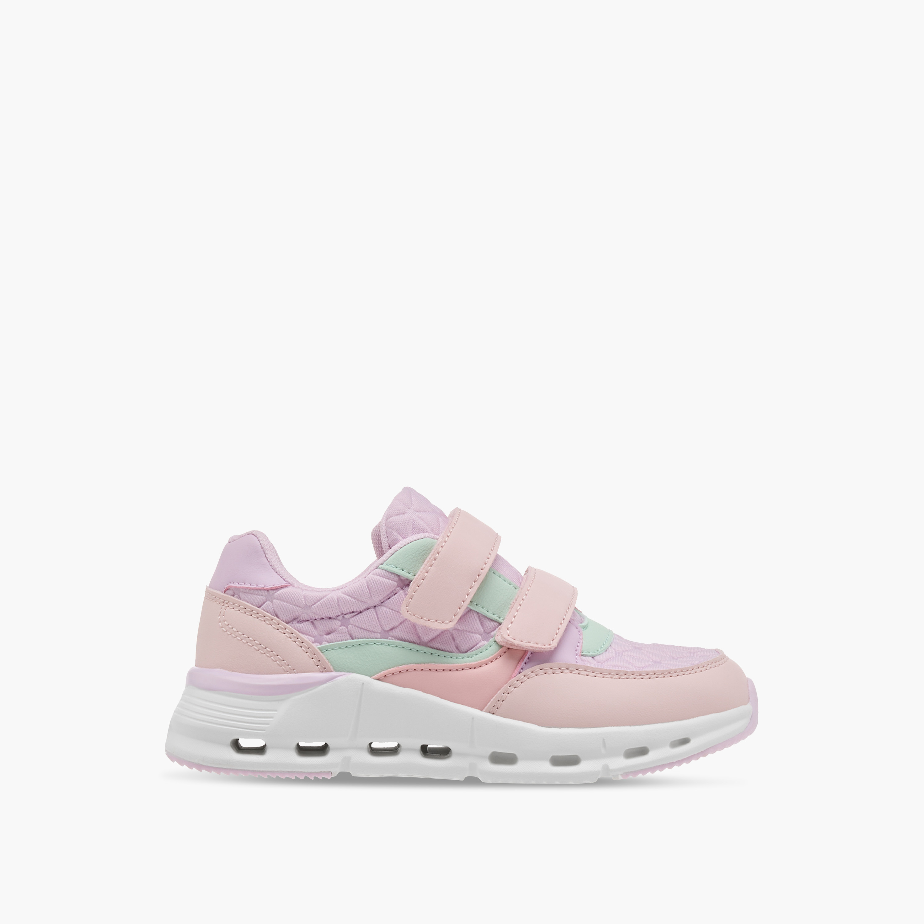 حذاء سنيكرز متعدد التصاميم بشريط إغلاق لاصق من ليتل ميسي-girls-shoes-sneakers-image-3