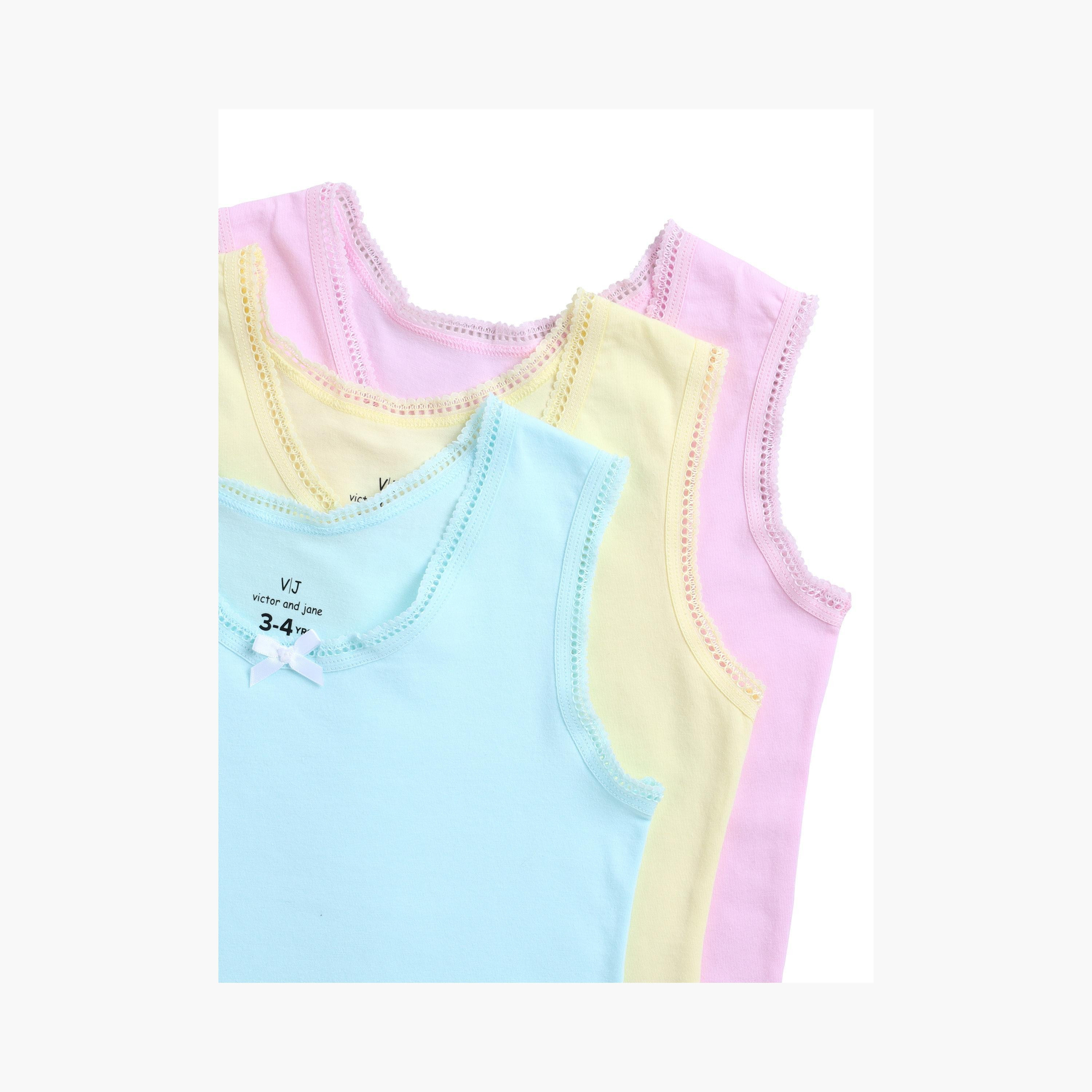 Victor and Jane 3-Piece Soft Cotton Vests-girls-clothing-innerwear-vests-image-8