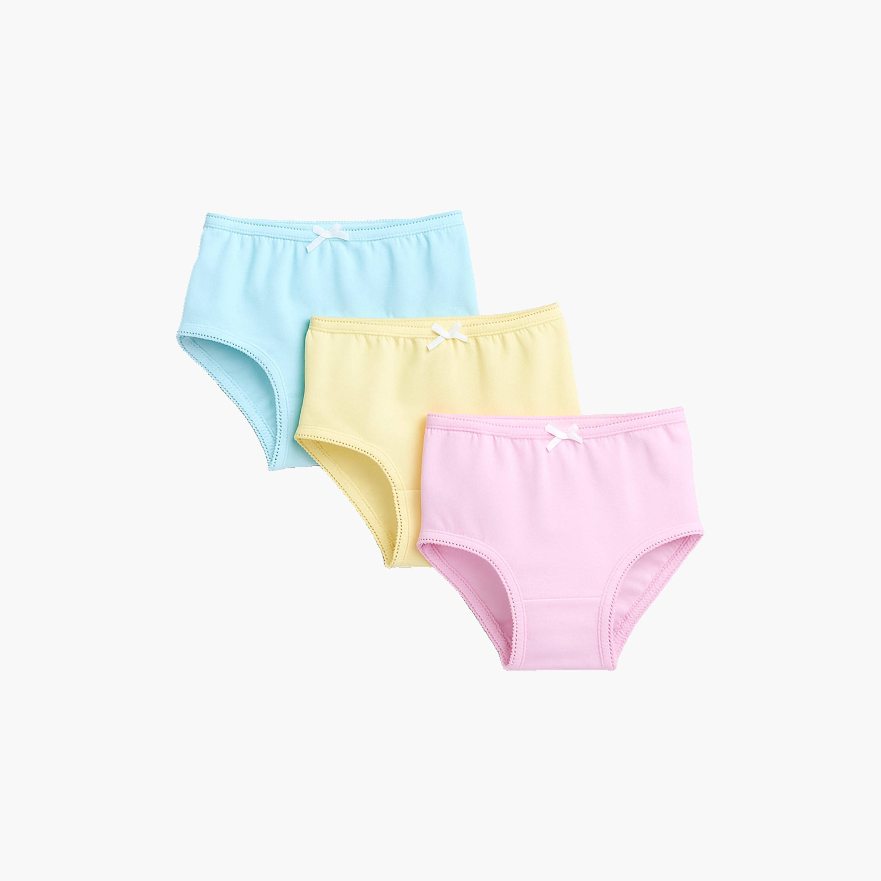 مجموعة من 3 قطع من السراويل الداخلية القطنية الناعمة من فيكتور آند جين-girls-clothing-innerwear-panties-image-1