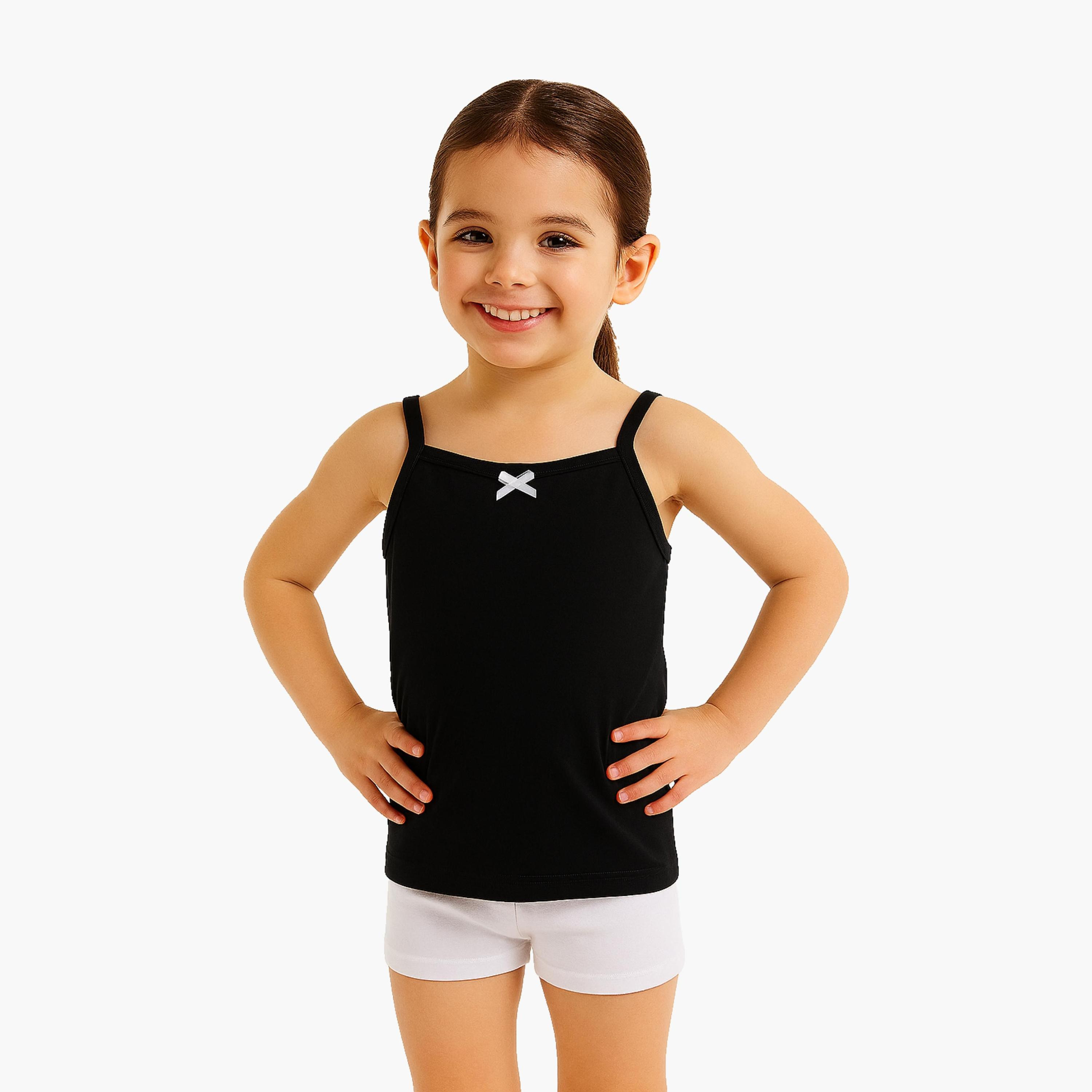 مجموعة من 3 قطع من القمصان الداخلية القطنية المريحة من فيكتور آند جين-girls-clothing-innerwear-vests-image-5