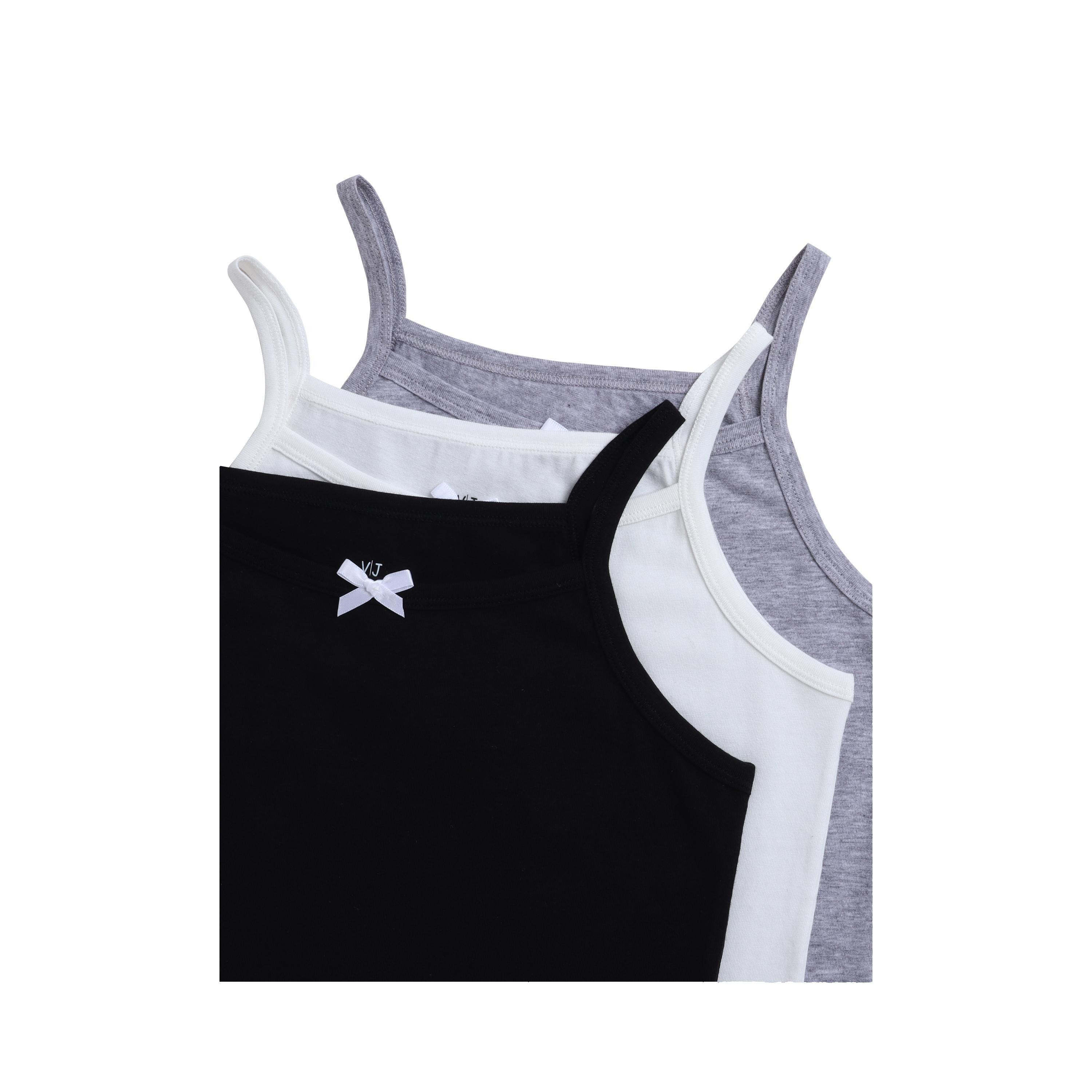 مجموعة من 3 قطع من القمصان الداخلية القطنية المريحة من فيكتور آند جين-girls-clothing-innerwear-vests-image-7