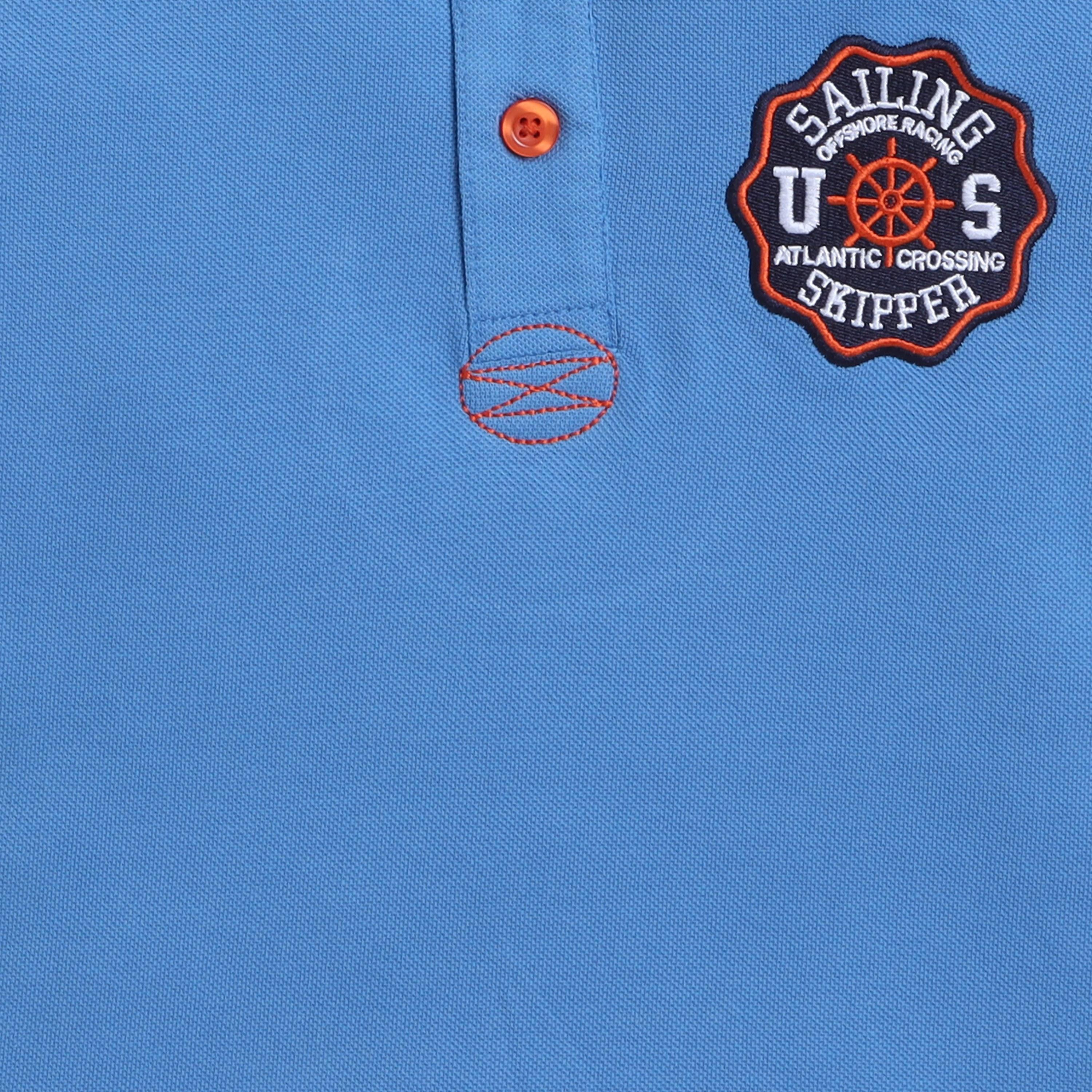 تي شيرت بولو سادة بأكمام قصيرة من فيكتور اند جين-boys-clothing-tshirtsandpolos-image-4
