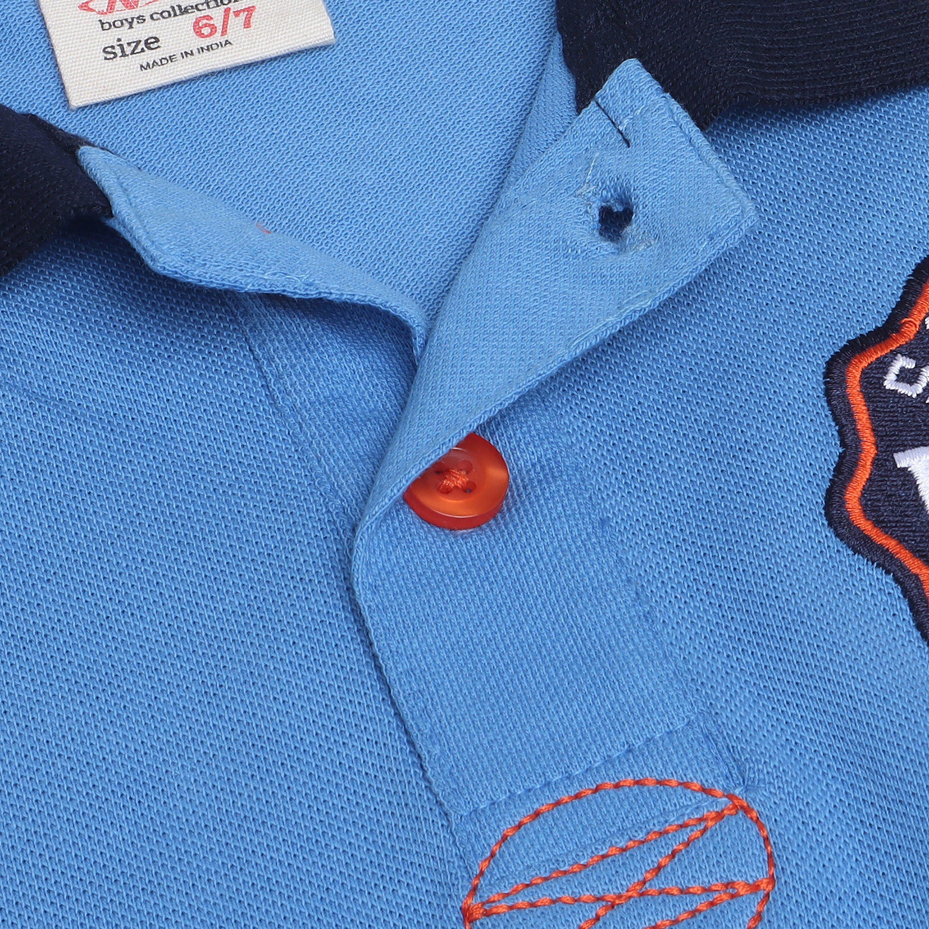 تي شيرت بولو سادة بأكمام قصيرة من فيكتور اند جين-boys-clothing-tshirtsandpolos-image-5