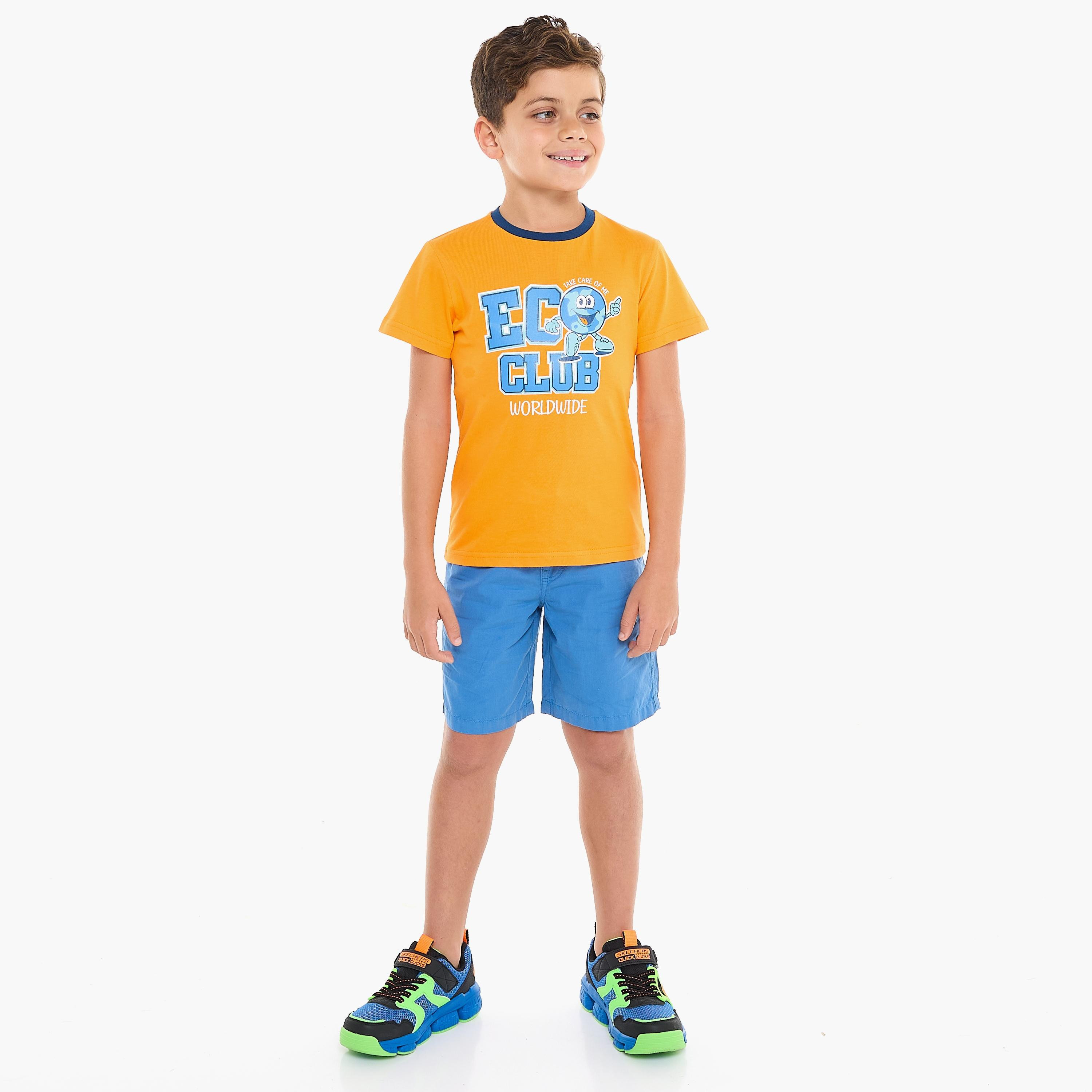 Victor and Jane 2-Piece Printed Short Sleeves T-Shirt with Shorts-baby-boys-clothing-setsandcoords-image-5