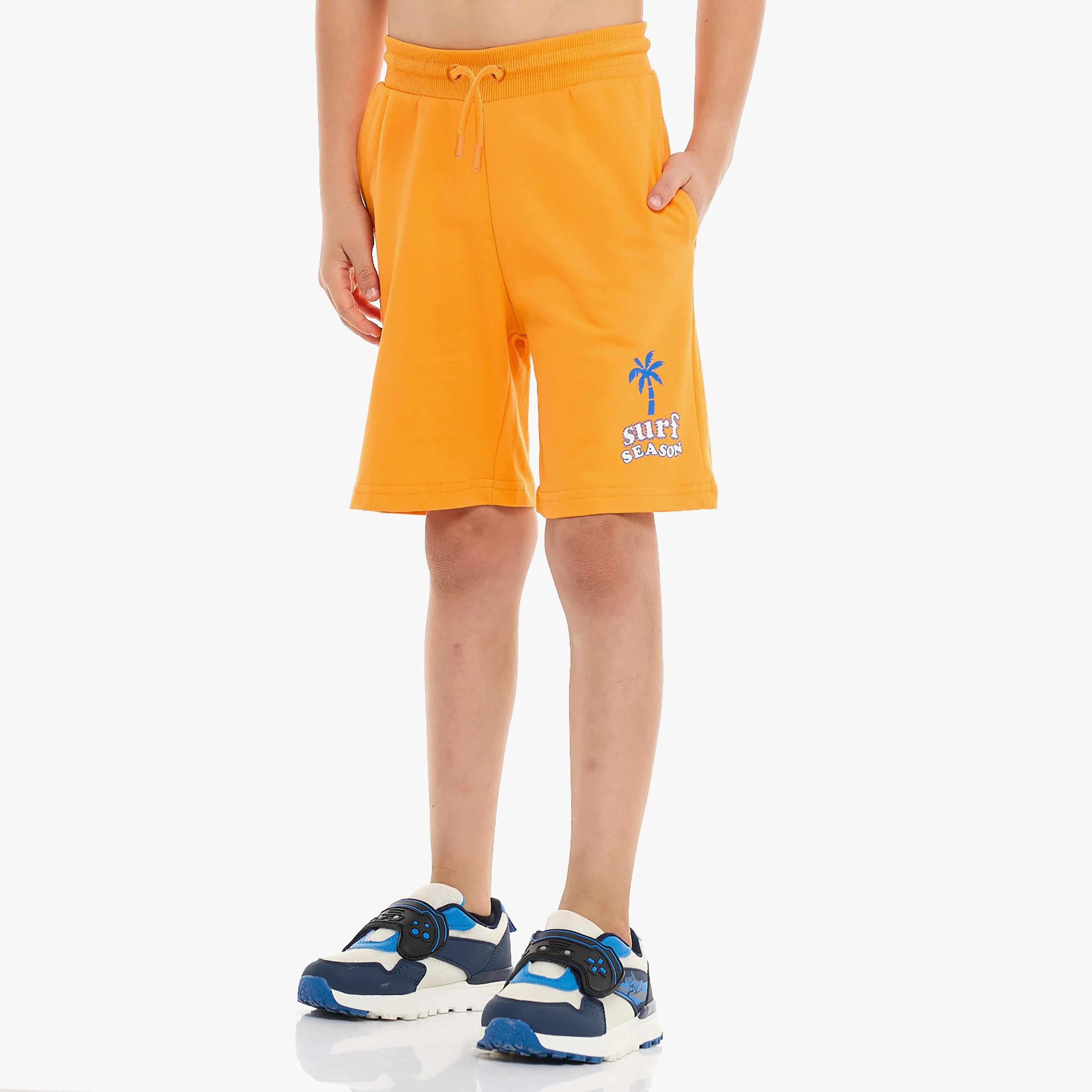Victor and Jane 2-Piece Printed Short Sleeves T-Shirt with Shorts-boys-clothing-setsandcoords-image-4