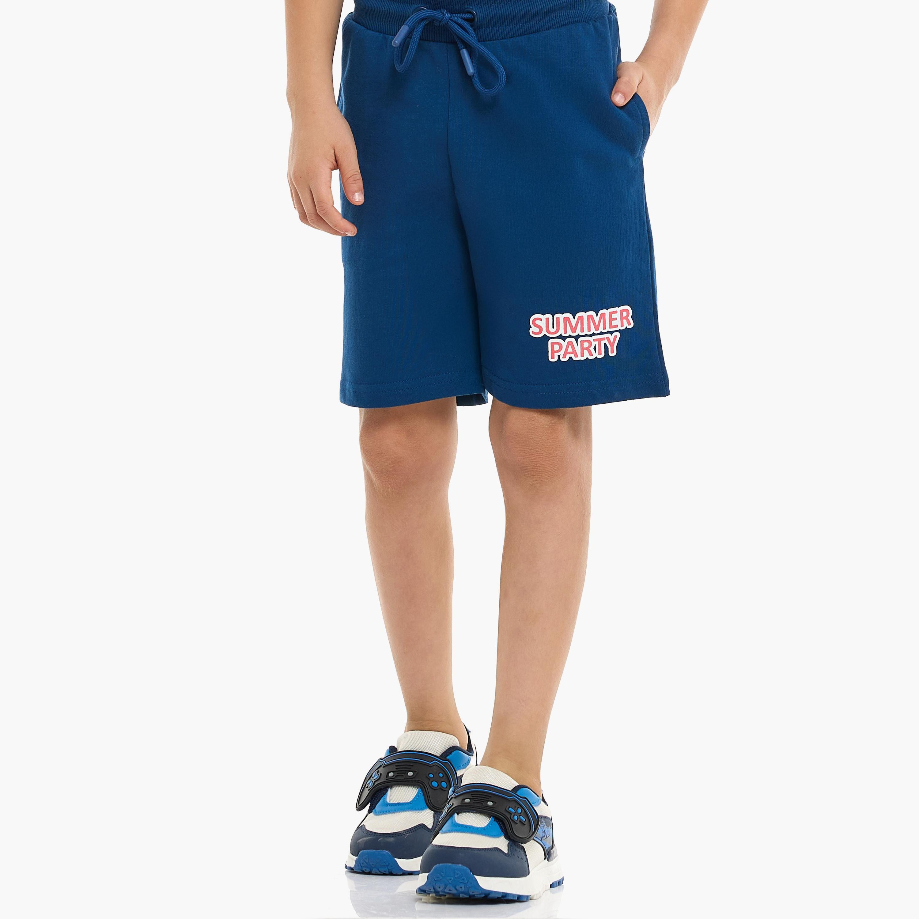 Victor and Jane 2-Piece Printed Short Sleeves T-Shirt with Shorts-boys-clothing-setsandcoords-image-6