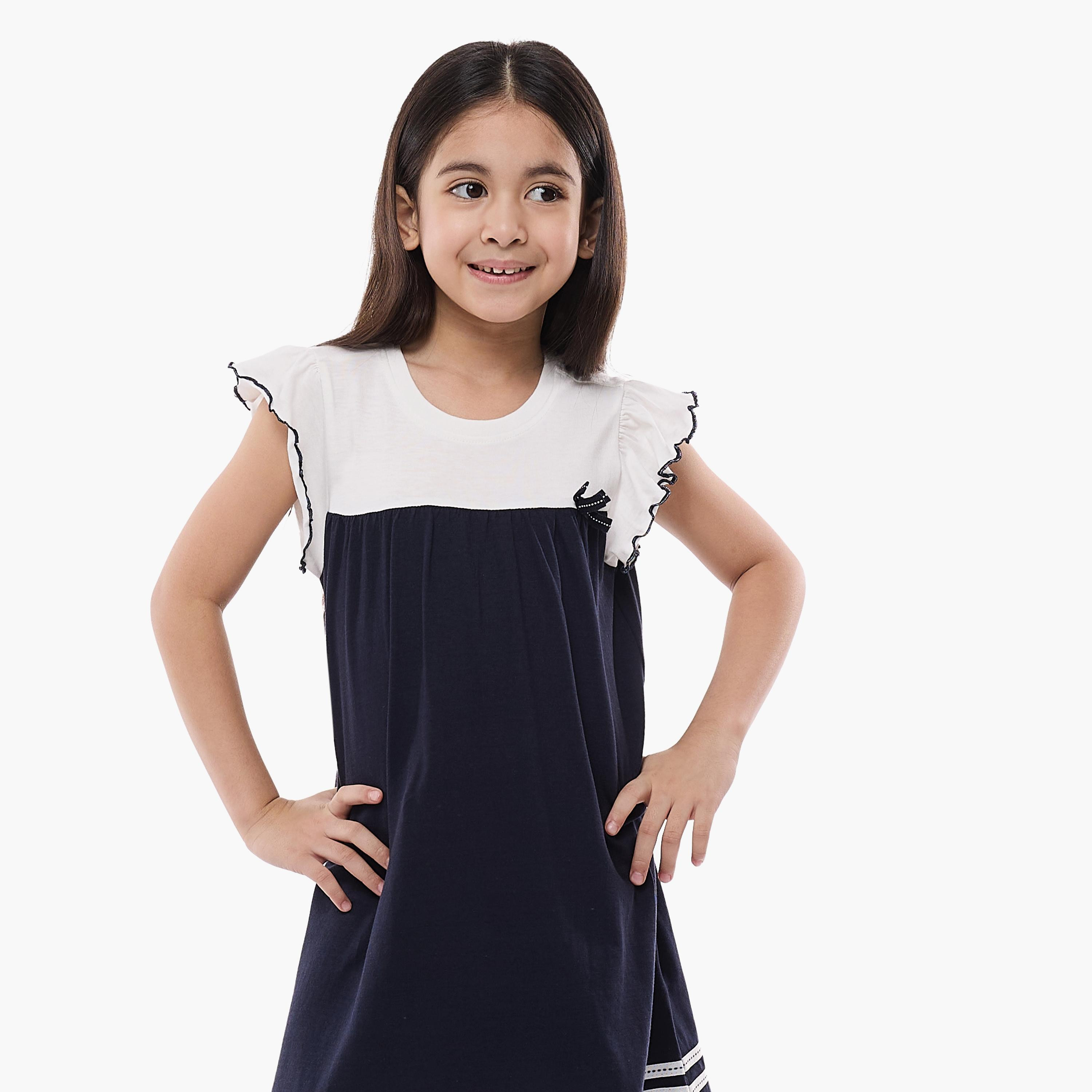 Victor and Jane Colour Blocked Sleeveless Dress-girls-clothing-dressesandjumpsuits-image-3