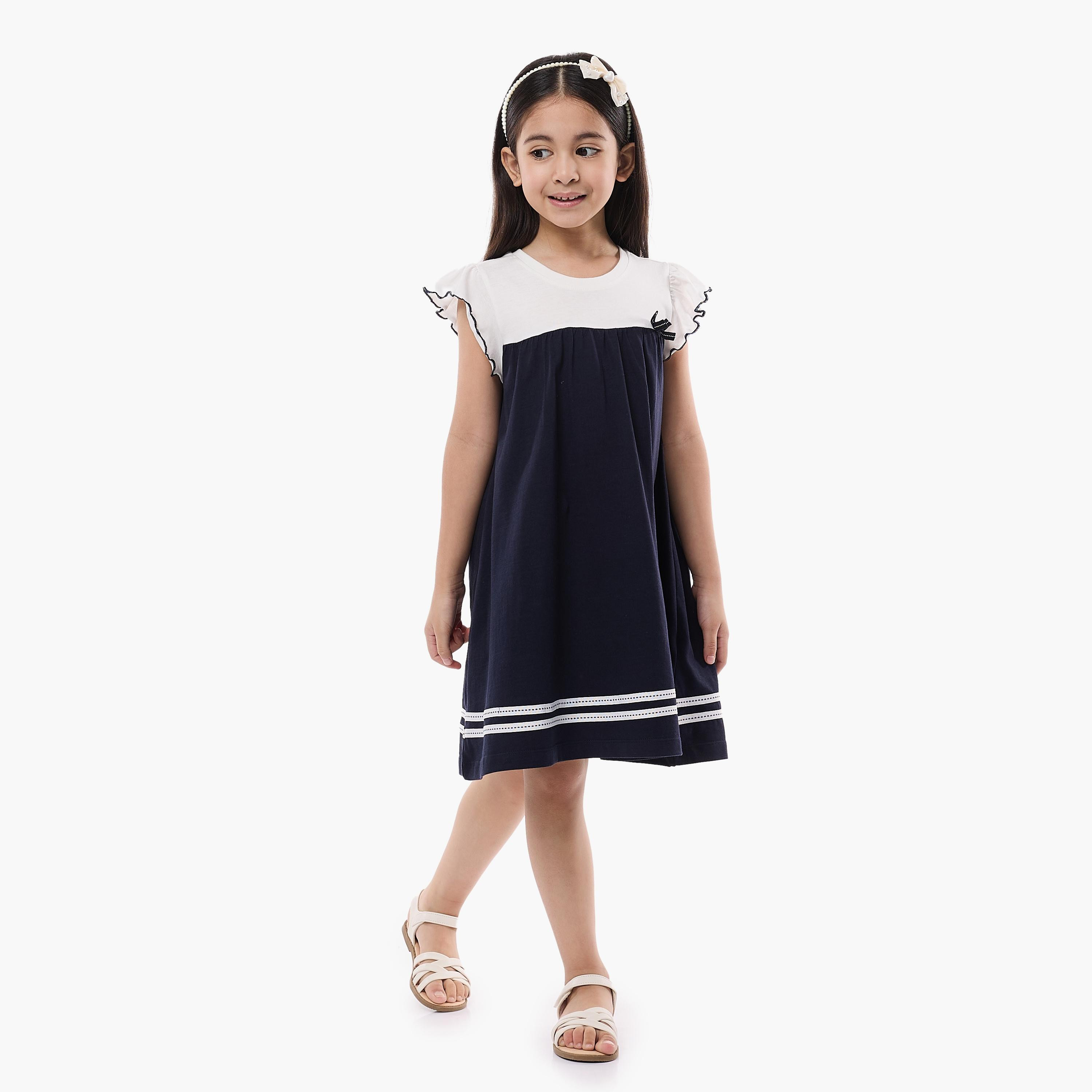 Victor and Jane Colour Blocked Sleeveless Dress-girls-clothing-dressesandjumpsuits-image-4