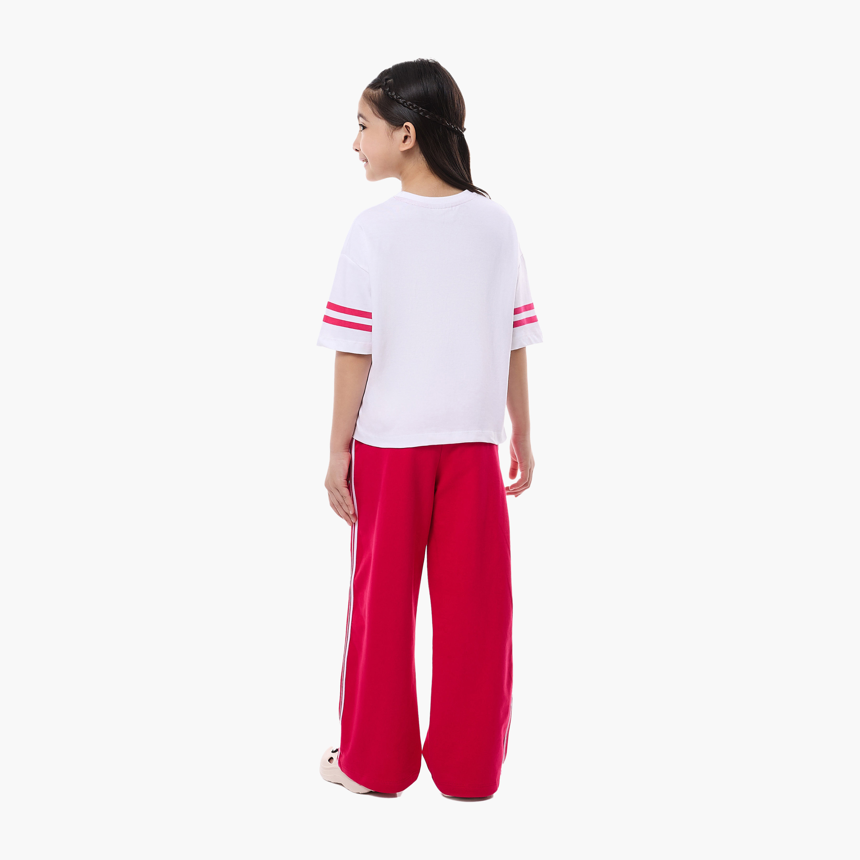 Victor and Jane Printed Top & Wide-Leg Pants Set - Multicolour-girls-clothing-setsandcoords-image-2