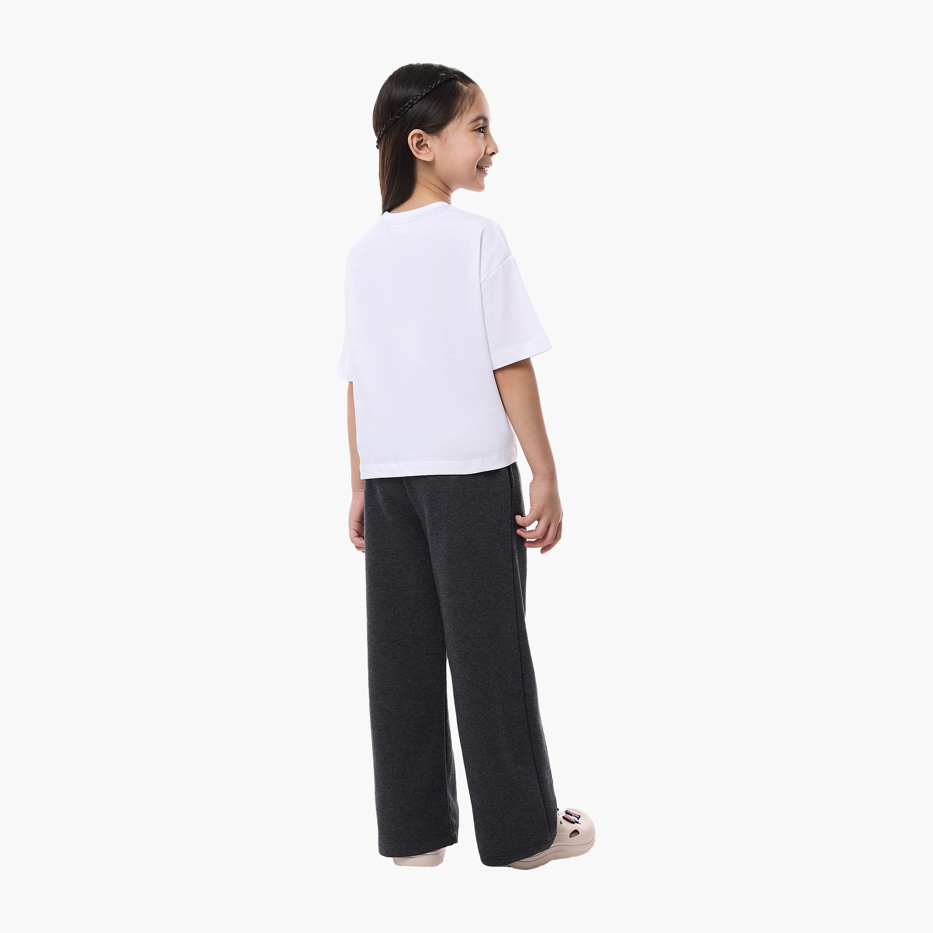 Victor and Jane Printed Top & Wide-Leg Pants Set - Multicolour-girls-clothing-setsandcoords-image-2
