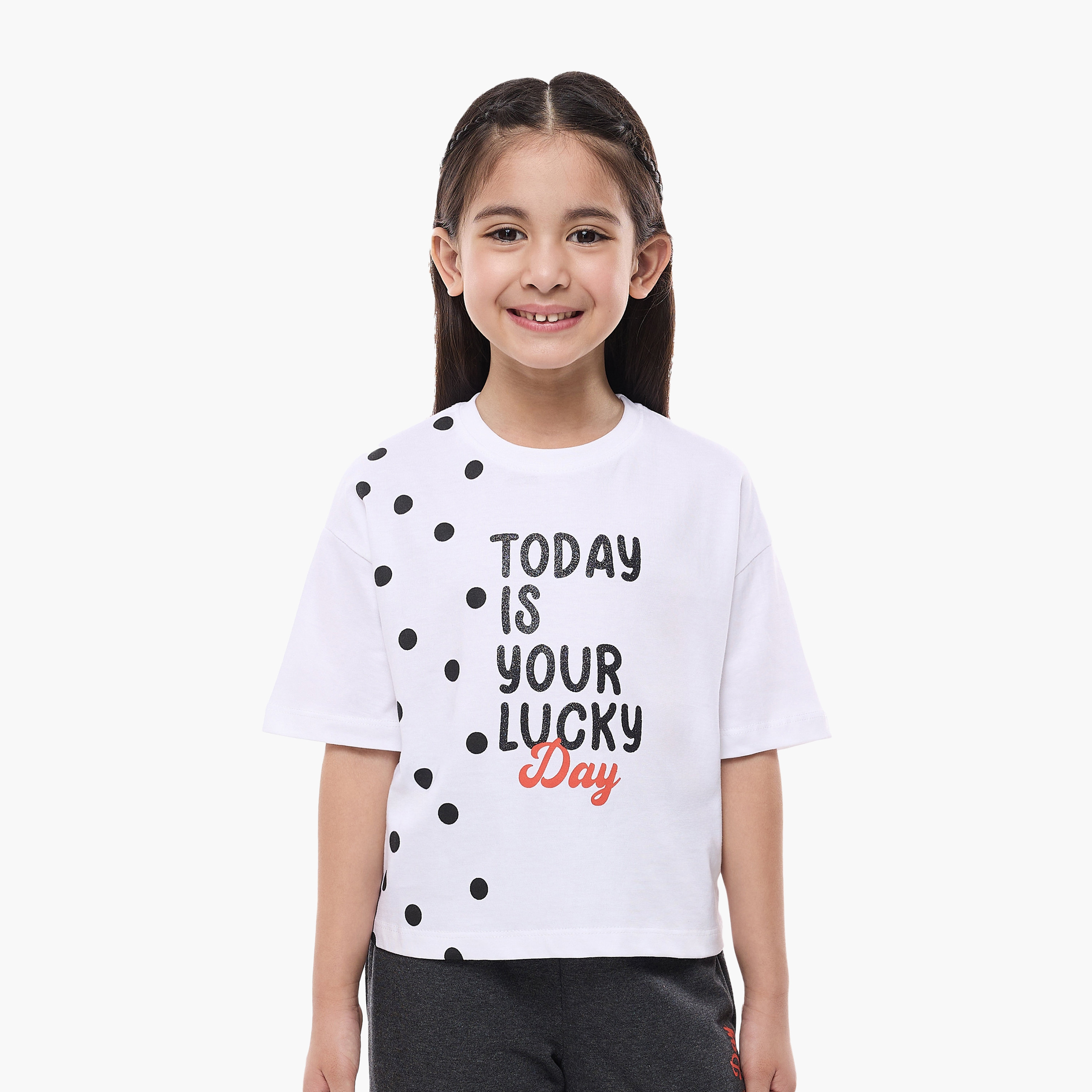 Victor and Jane Printed Top & Wide-Leg Pants Set - Multicolour-girls-clothing-setsandcoords-image-3