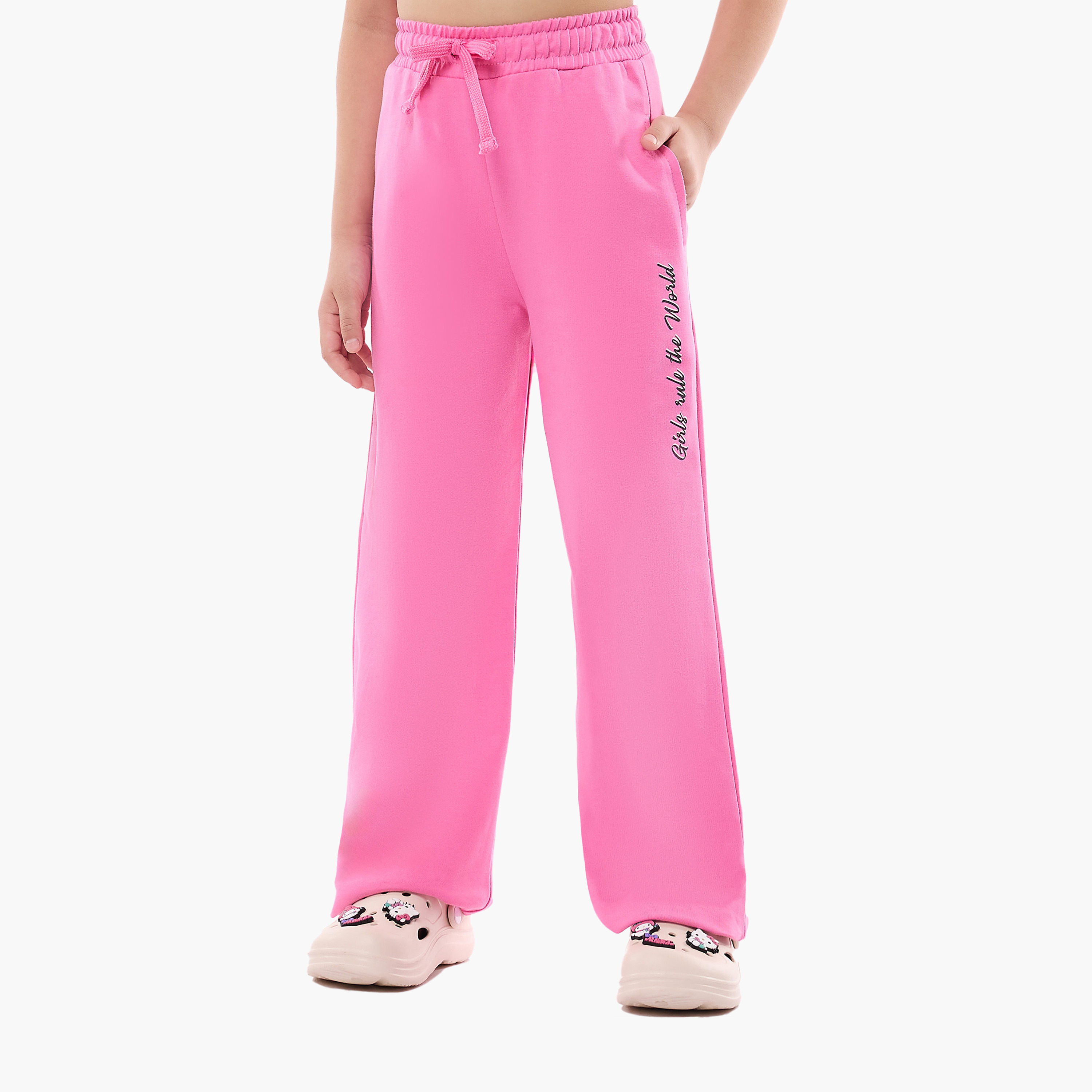 Victor and Jane Printed Top & Wide-Leg Pants Set - Multicolour-girls-clothing-setsandcoords-image-4