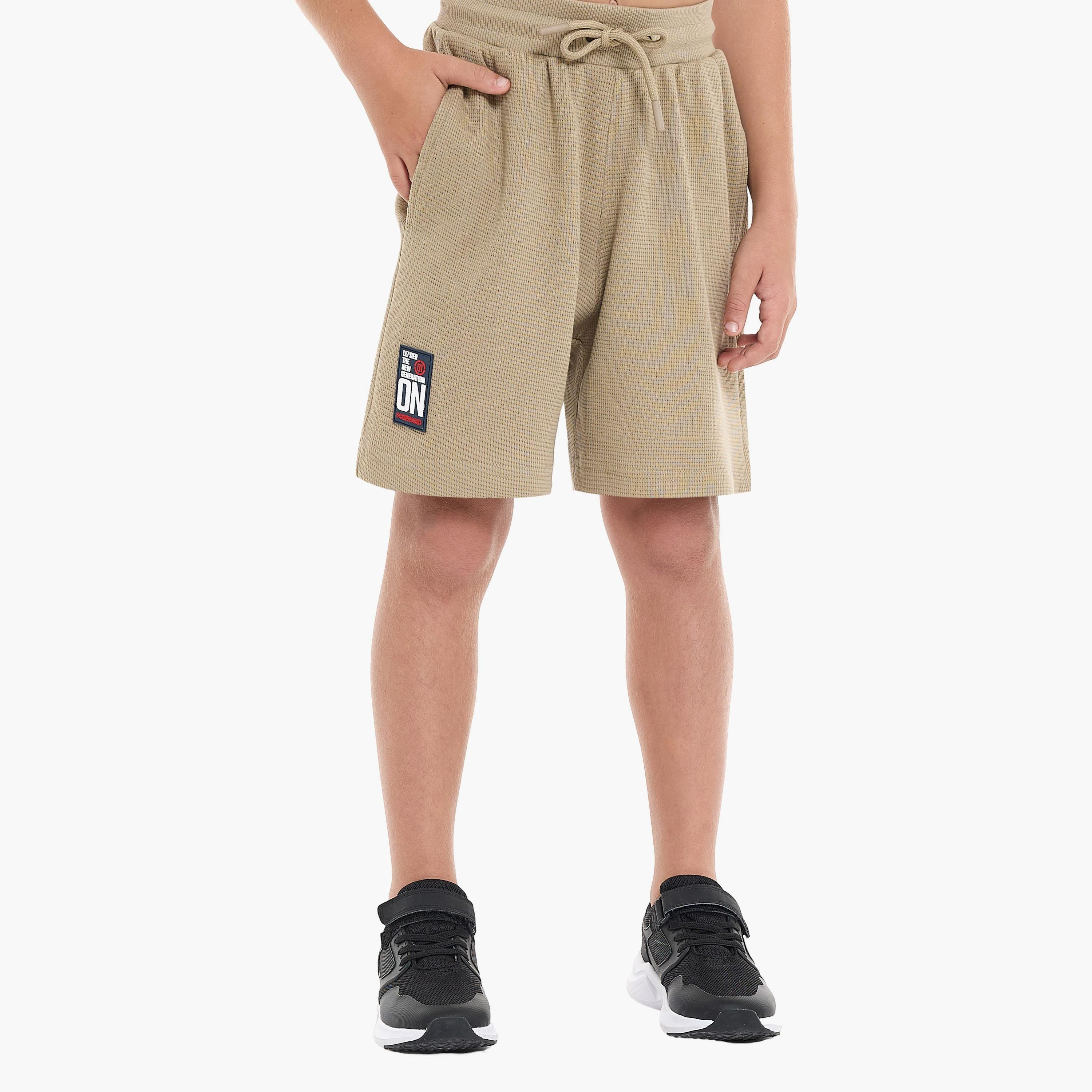Victor and Jane 2-Piece Solid Short Sleeves T-Shirt with Shorts-boys-clothing-setsandcoords-image-4