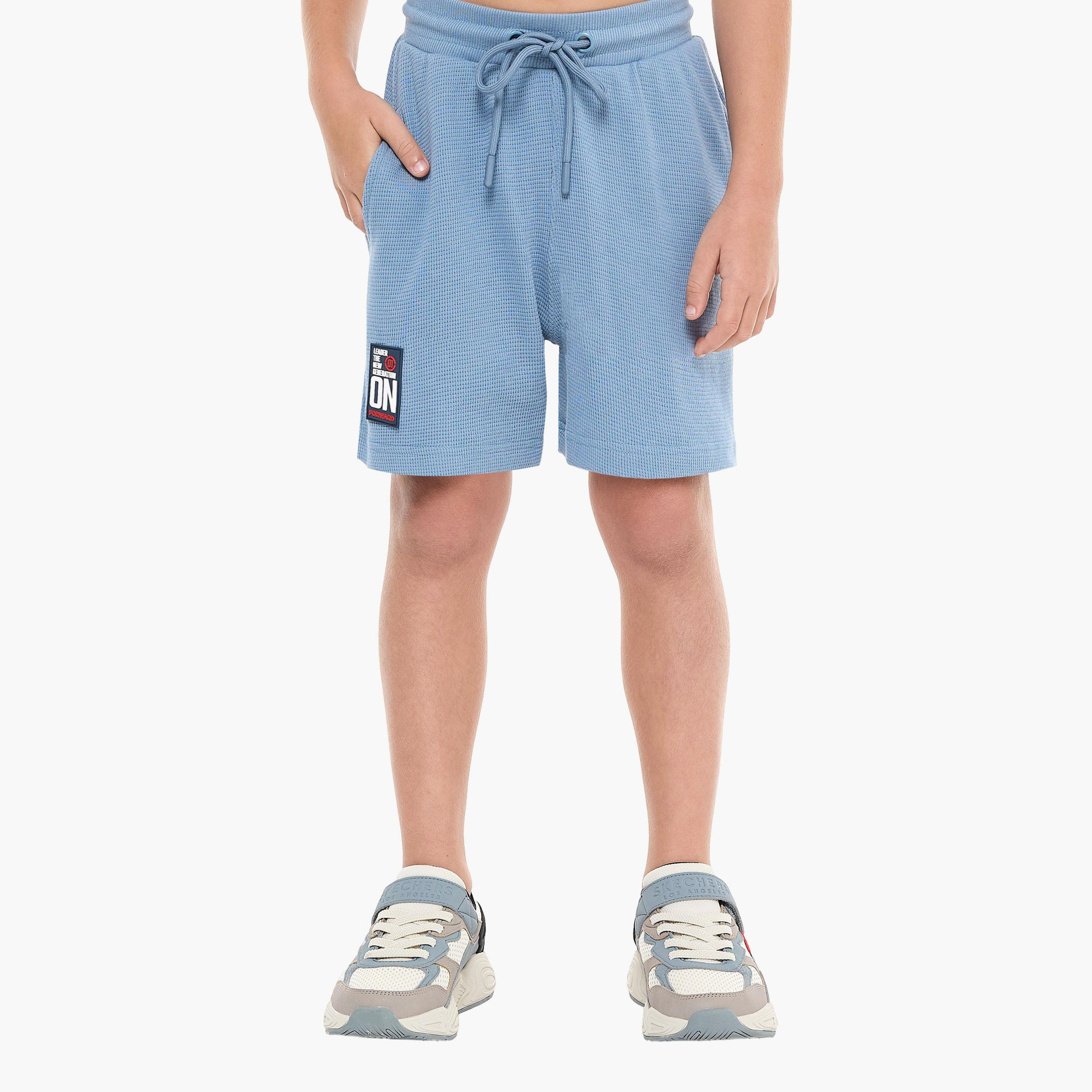 Victor and Jane 2-Piece Solid Short Sleeves T-Shirt with Shorts-boys-clothing-setsandcoords-image-4