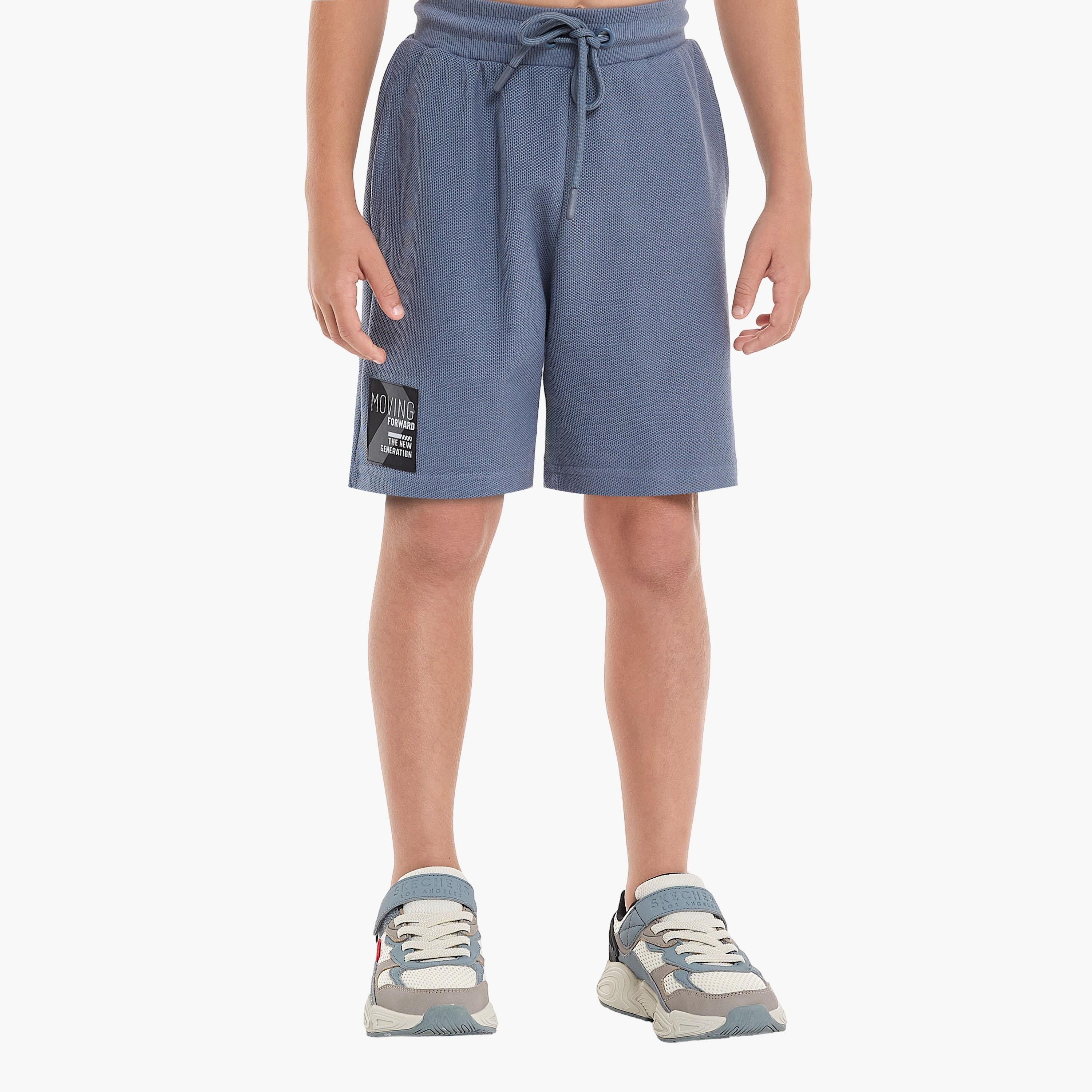 Victor and Jane 2-Piece Solid Short Sleeves T-Shirt with Shorts-boys-clothing-setsandcoords-image-5