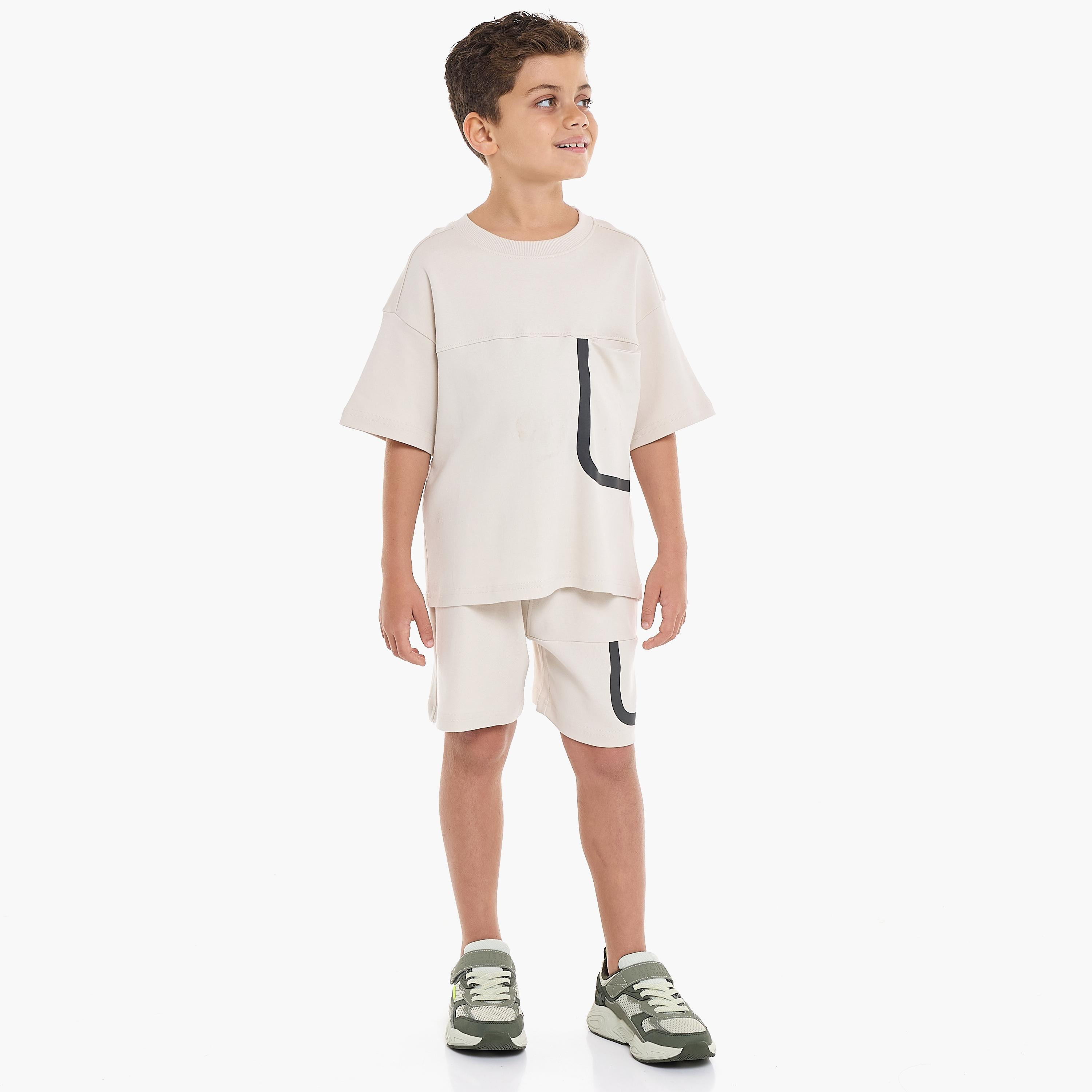 Victor and Jane 2-Piece Printed Short Sleeves T-Shirt with Shorts-baby-boys-clothing-setsandcoords-image-6