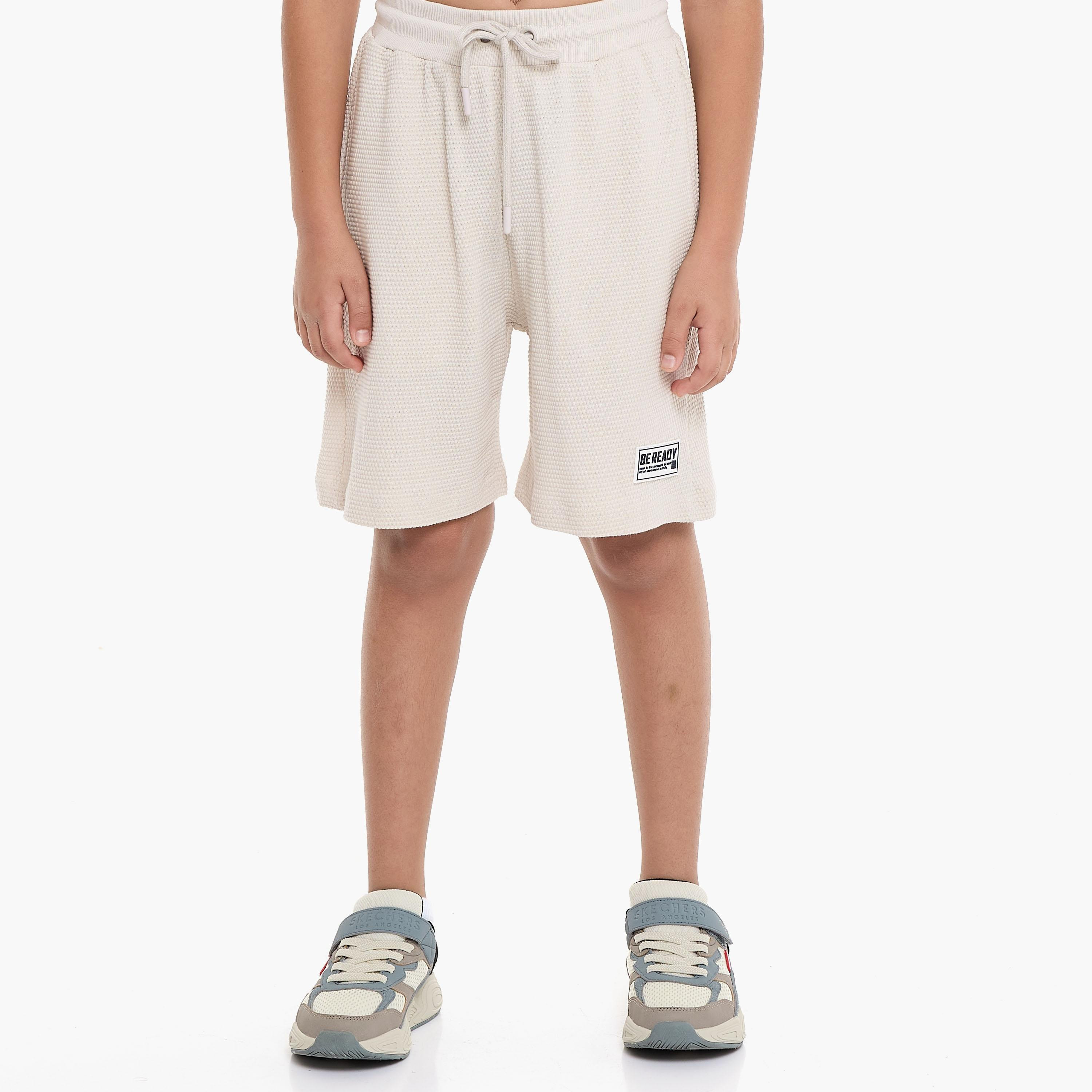 تي شيرت سادة بأكمام قصيرة مع شورت من قطعتين من فيكتور اند جين-boys-clothing-setsandcoords-image-4