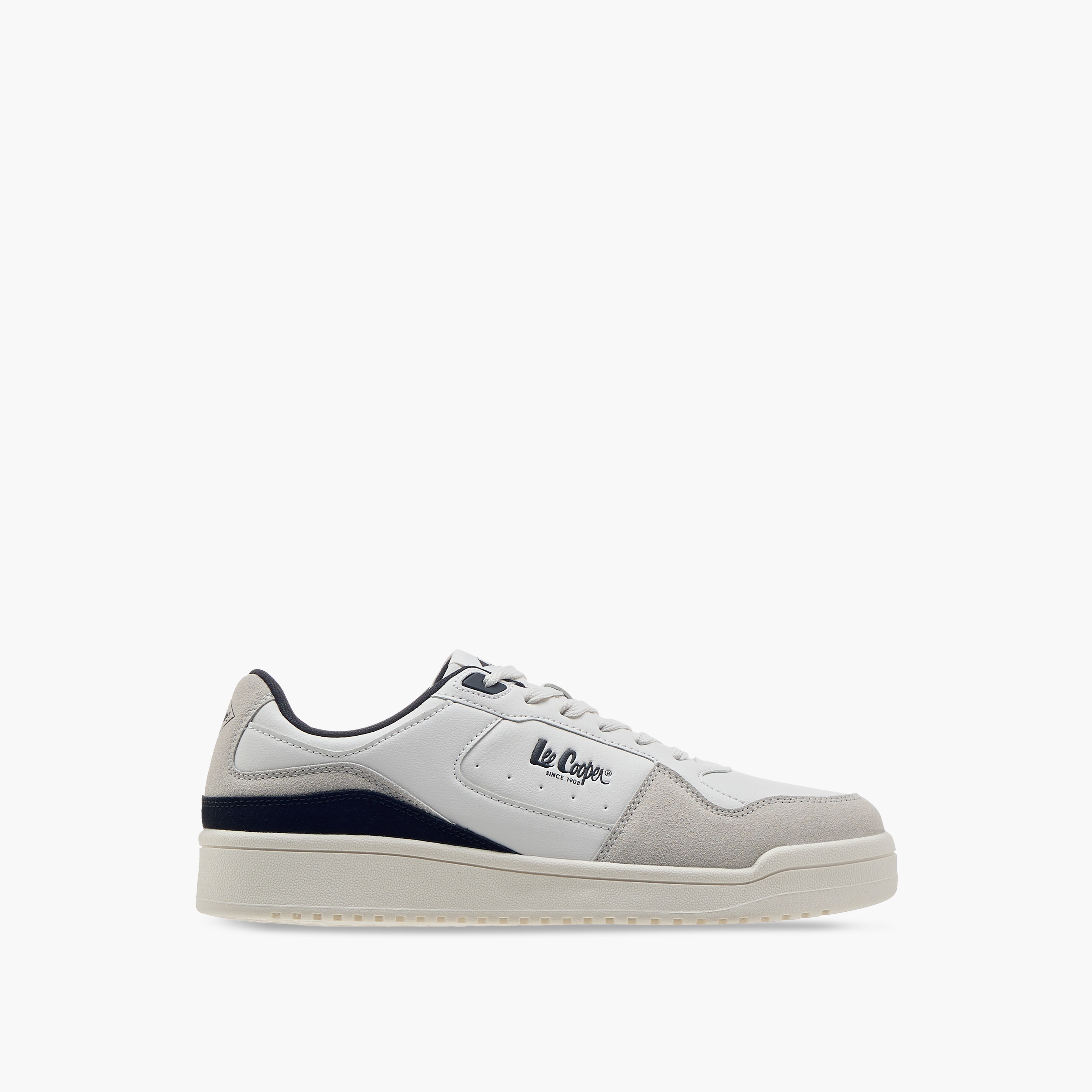Lee Cooper Men's Panelled Lace-Up Sneakers-men-shoes-sneakers-image-3