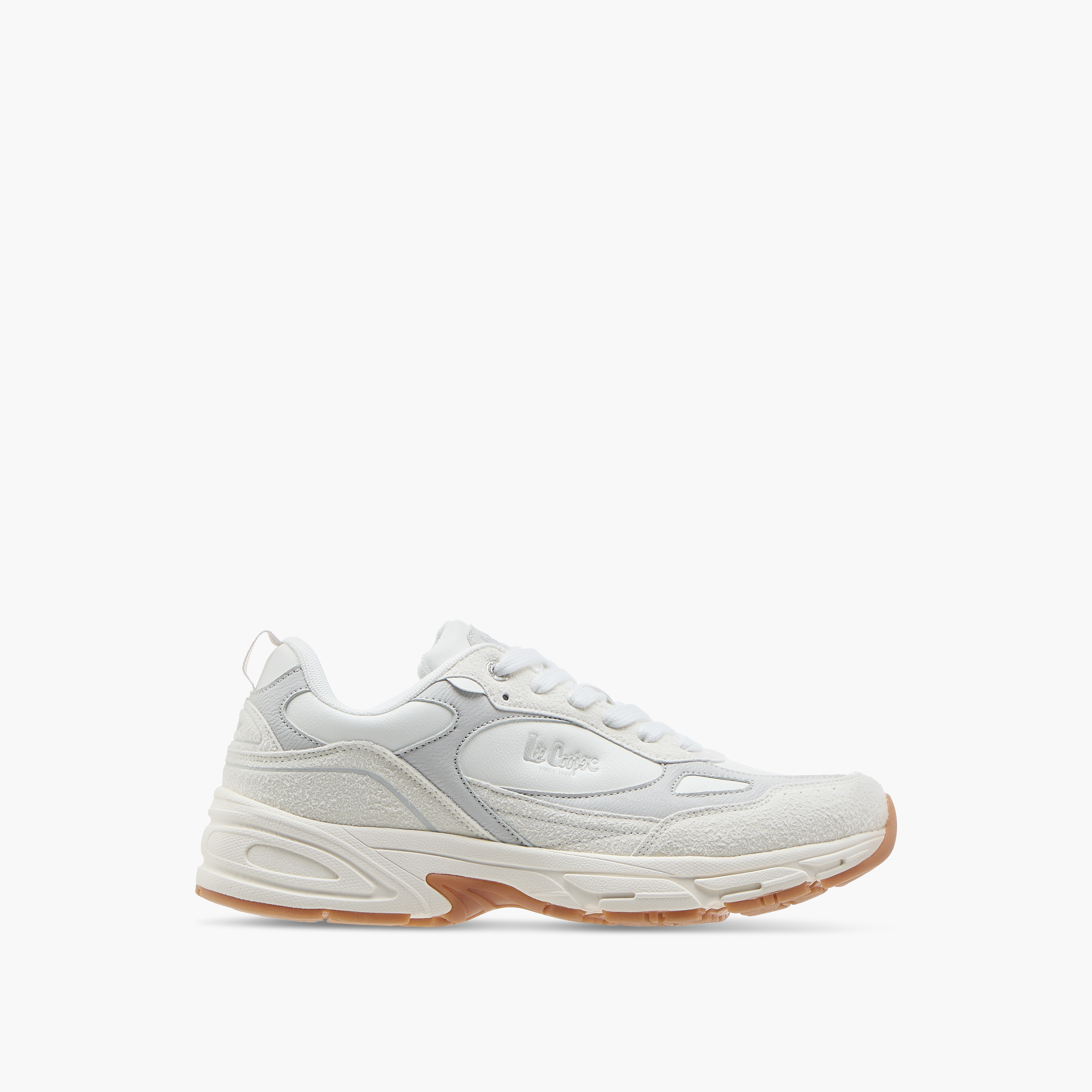 Lee Cooper Men's Panelled Lace-Up Sneakers-men-shoes-sneakers-image-3