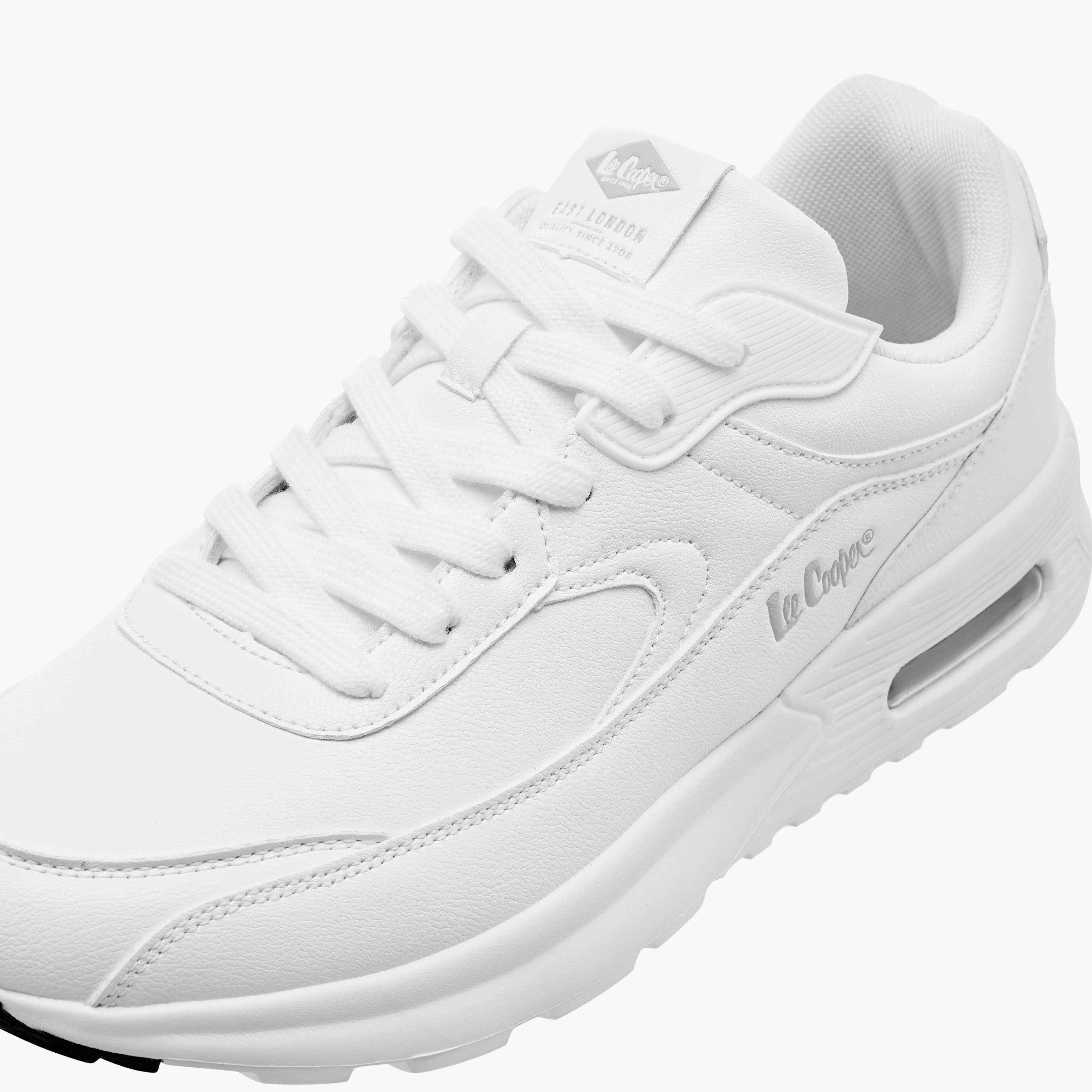 Lee Cooper Men's Logo Detail Sneakers with Lace-Up Closure-men-shoes-sneakers-image-4
