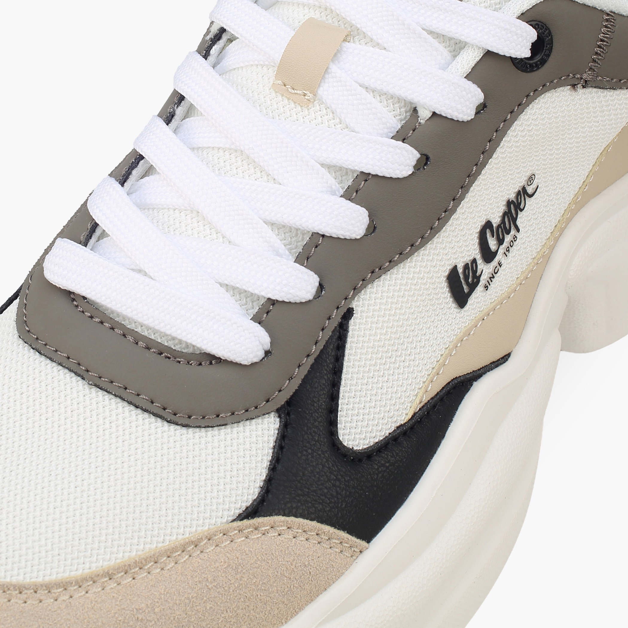 Lee Cooper Men Colourblock Lace-Up Sneakers-men-shoes-sneakers-image-4