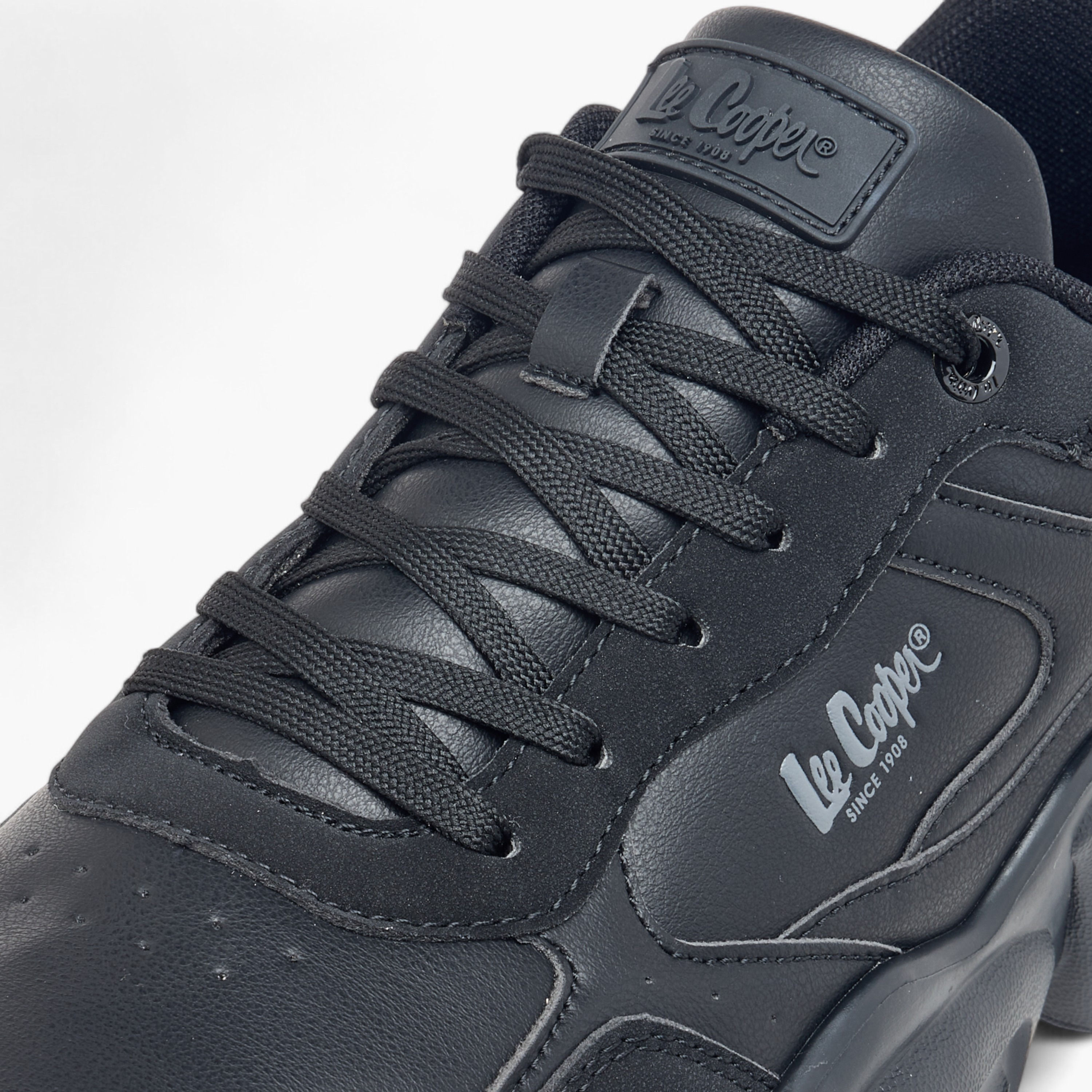 Lee Cooper Men's Panelled Lace-Up Sneakers-men-shoes-sneakers-image-4