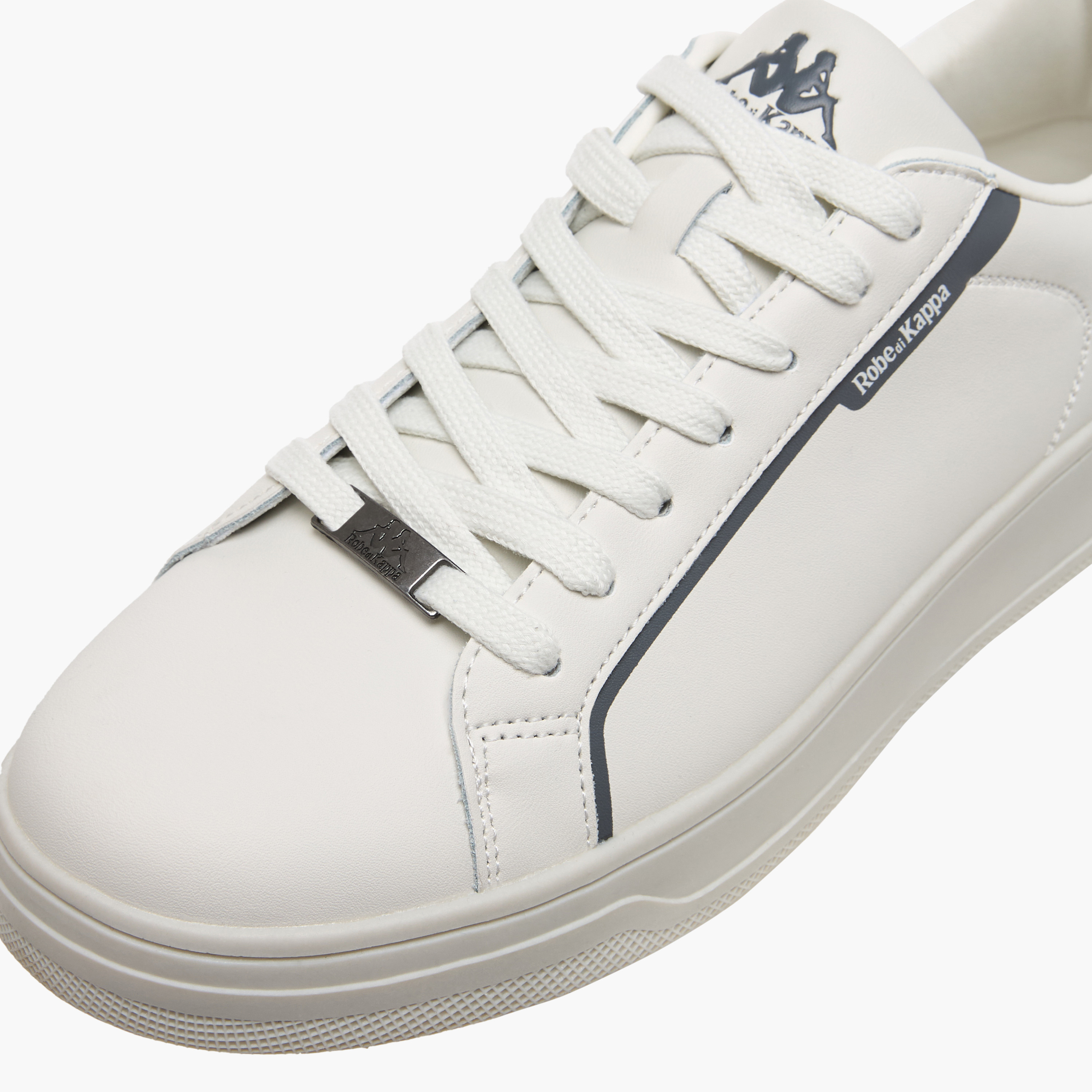 Kappa Men Lace-Up Leather Ankle Sneakers-men-shoes-sneakers-image-4