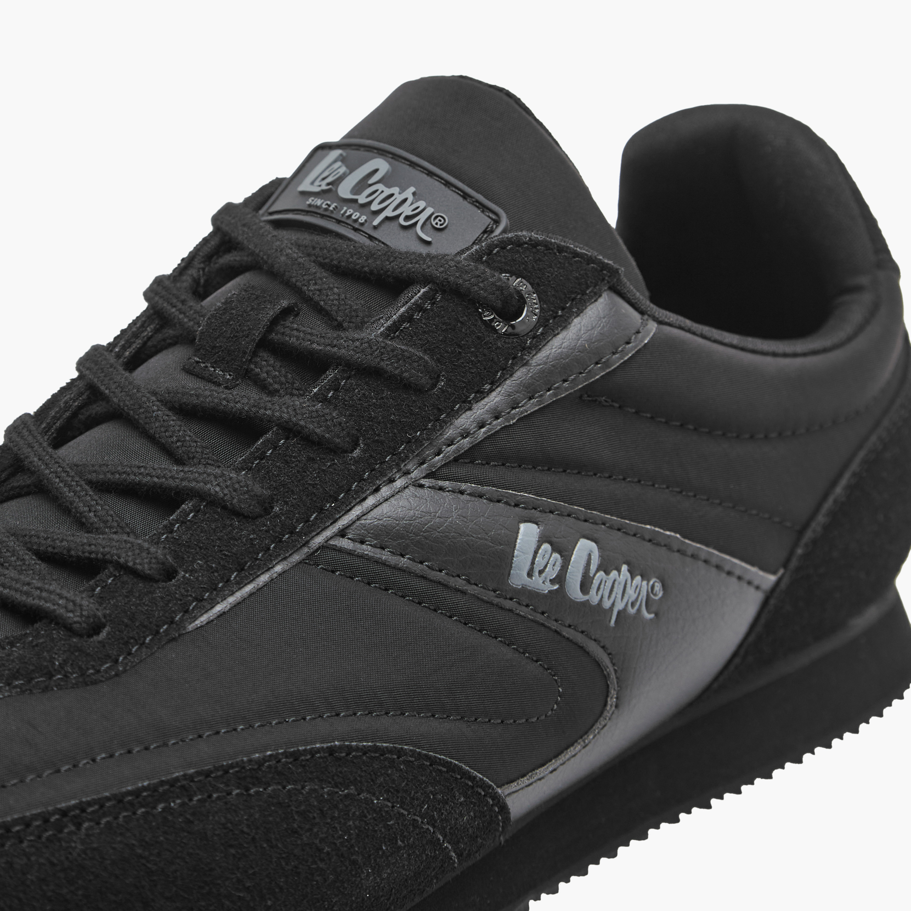 Lee Cooper Men's Colourblock Shoes with Lace-Up Closure-men-shoes-sneakers-image-4