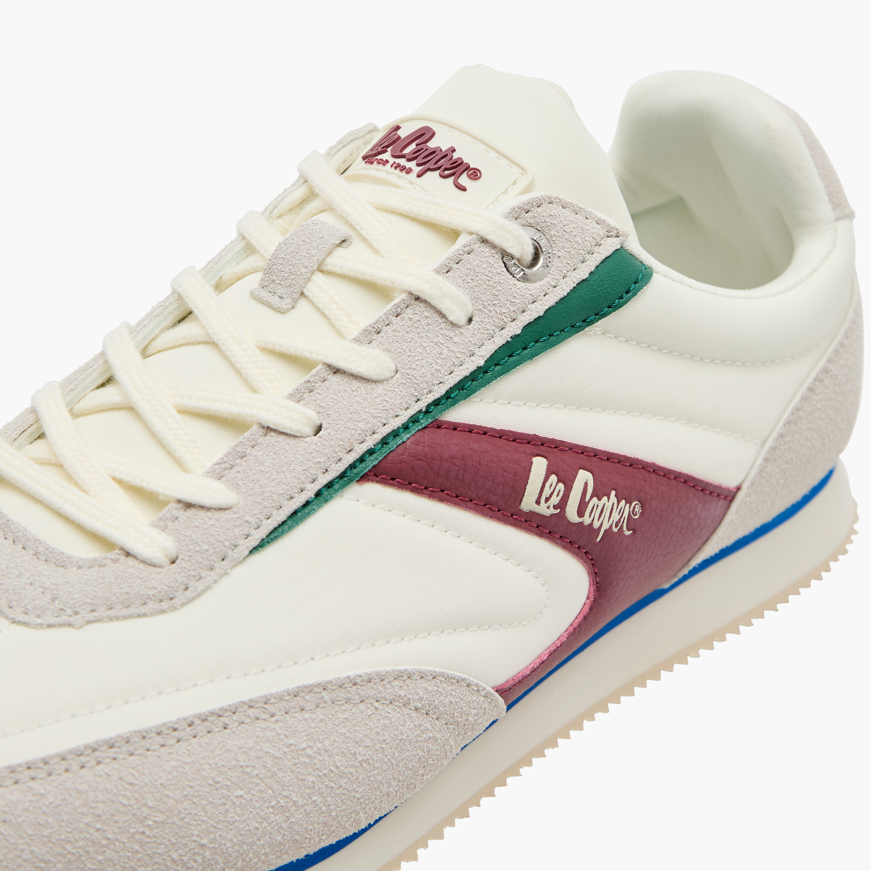 حذاء بقوالب ملونة ورباط إغلاق للرجال من لي كوبر-men-shoes-sneakers-image-4
