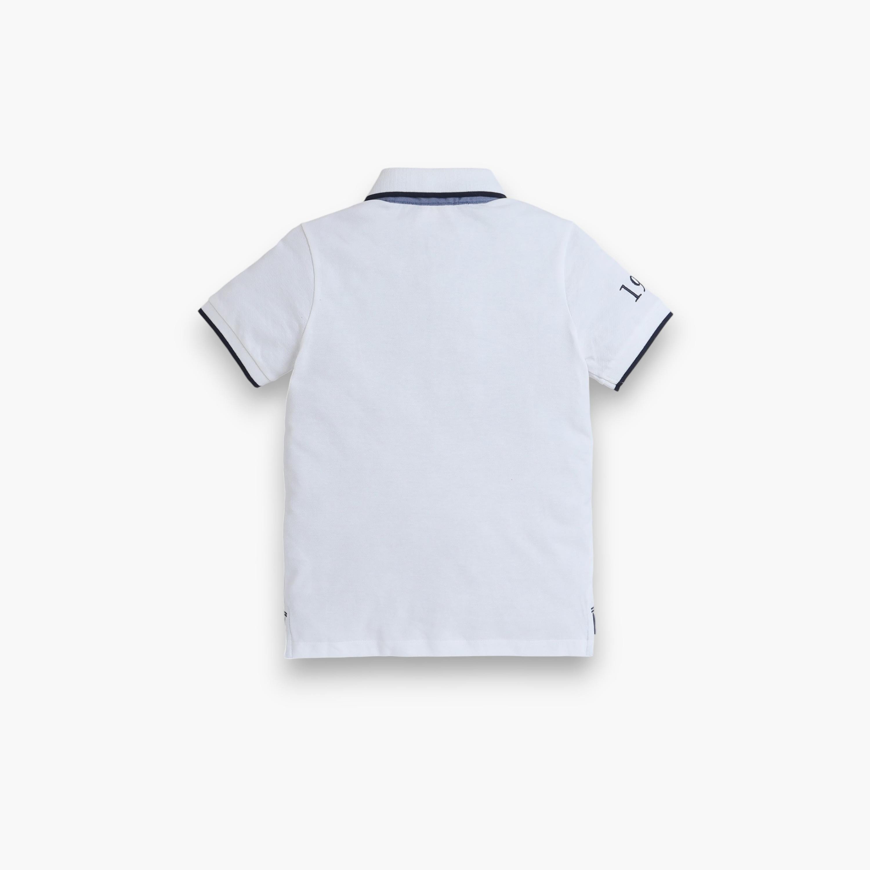 تي شيرت بولو بأكمام قصيرة مطرز من فيكتور اند جين-boys-clothing-tshirtsandpolos-image-2