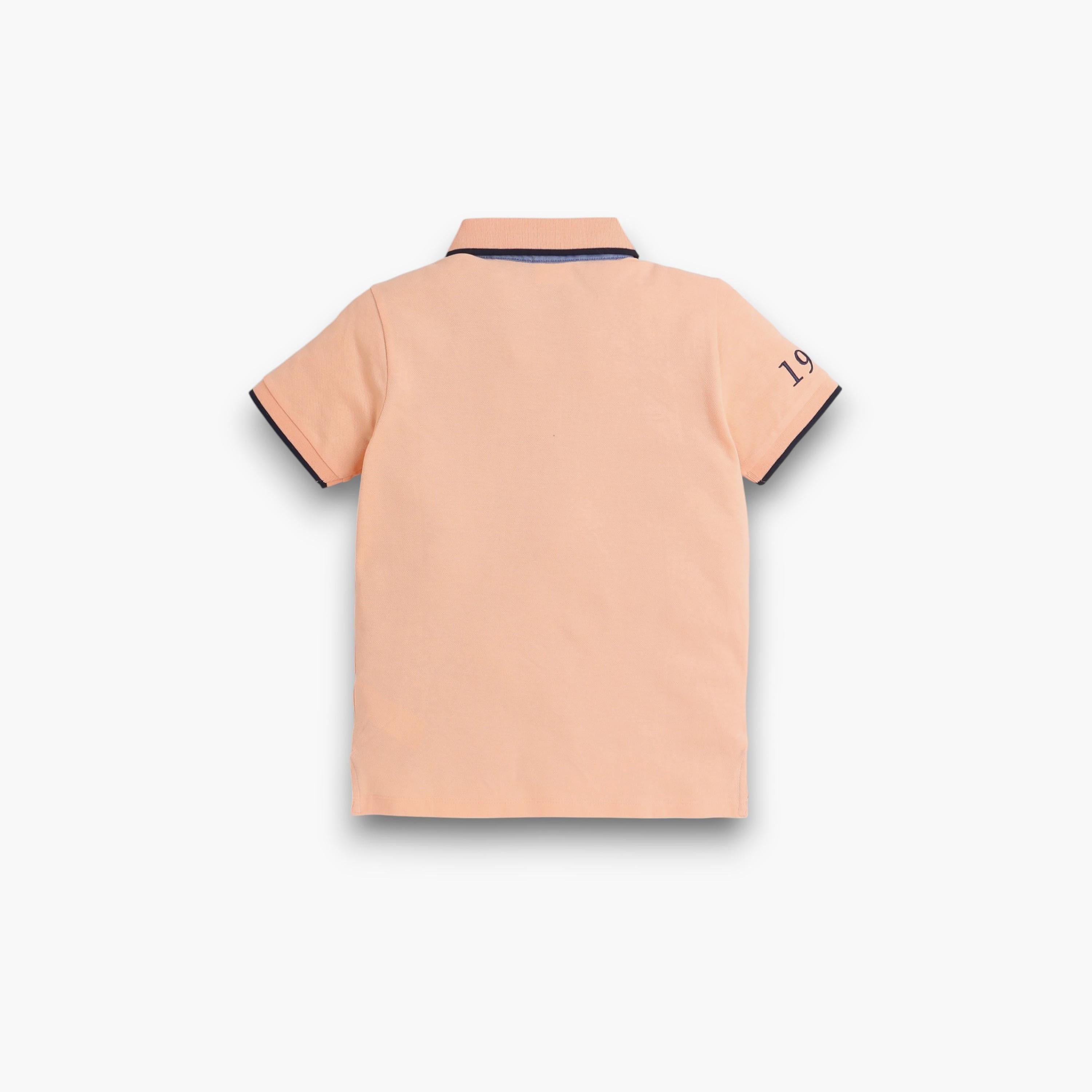 تي شيرت بولو بأكمام قصيرة مطرز من فيكتور اند جين-boys-clothing-tshirtsandpolos-image-4