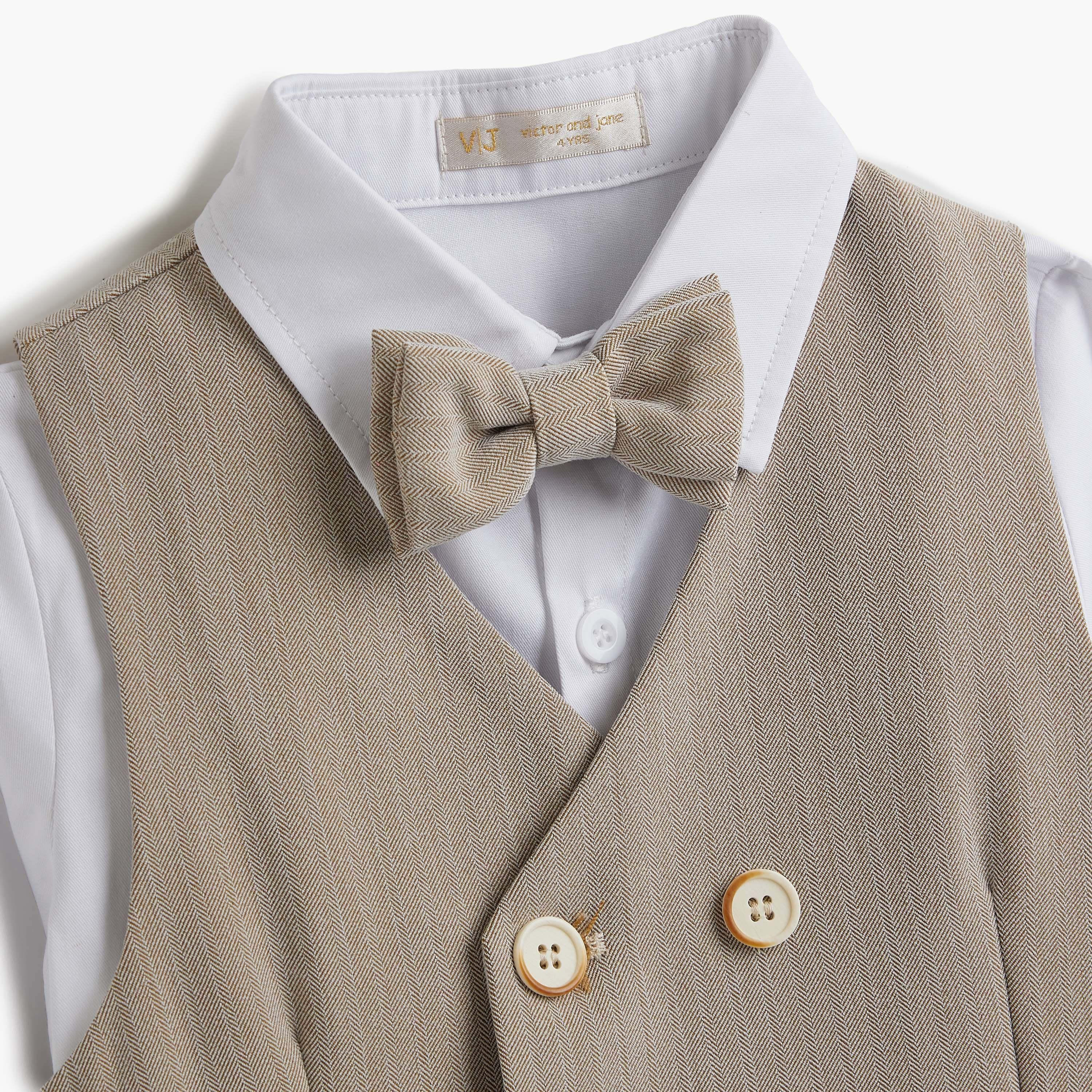 Victor and Jane 3-Piece Solid Long Sleeves Shirt, Pants with Waistcoat-boys-clothing-setsandcoords-image-14