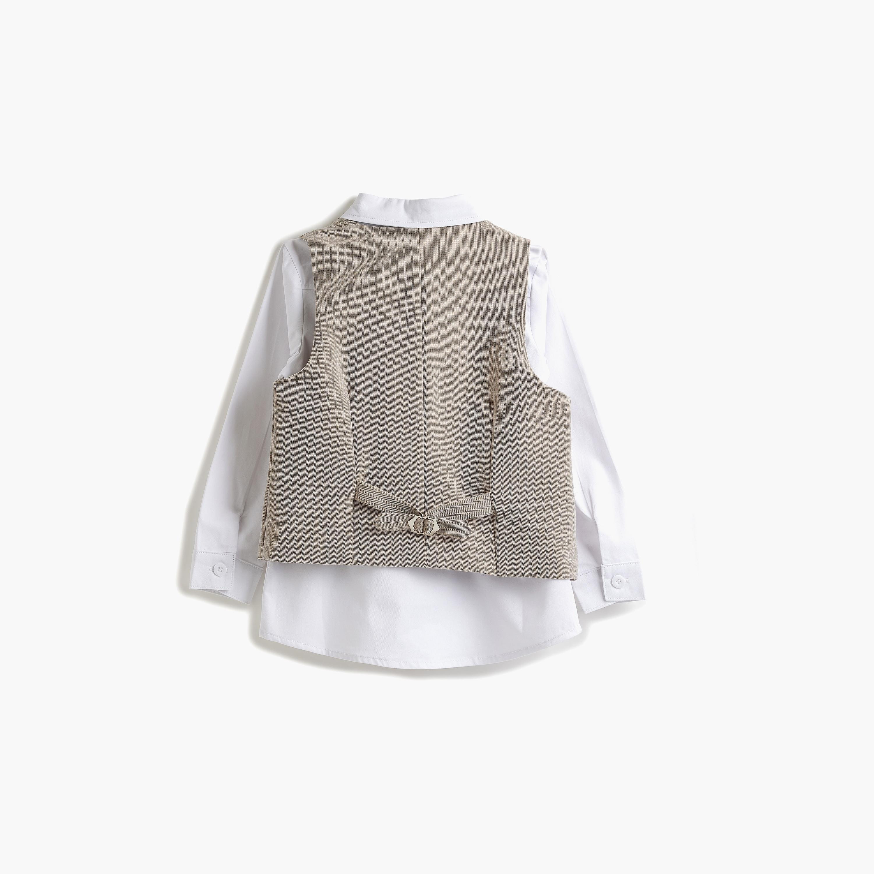 Victor and Jane 3-Piece Solid Long Sleeves Shirt, Pants with Waistcoat-boys-clothing-setsandcoords-image-9