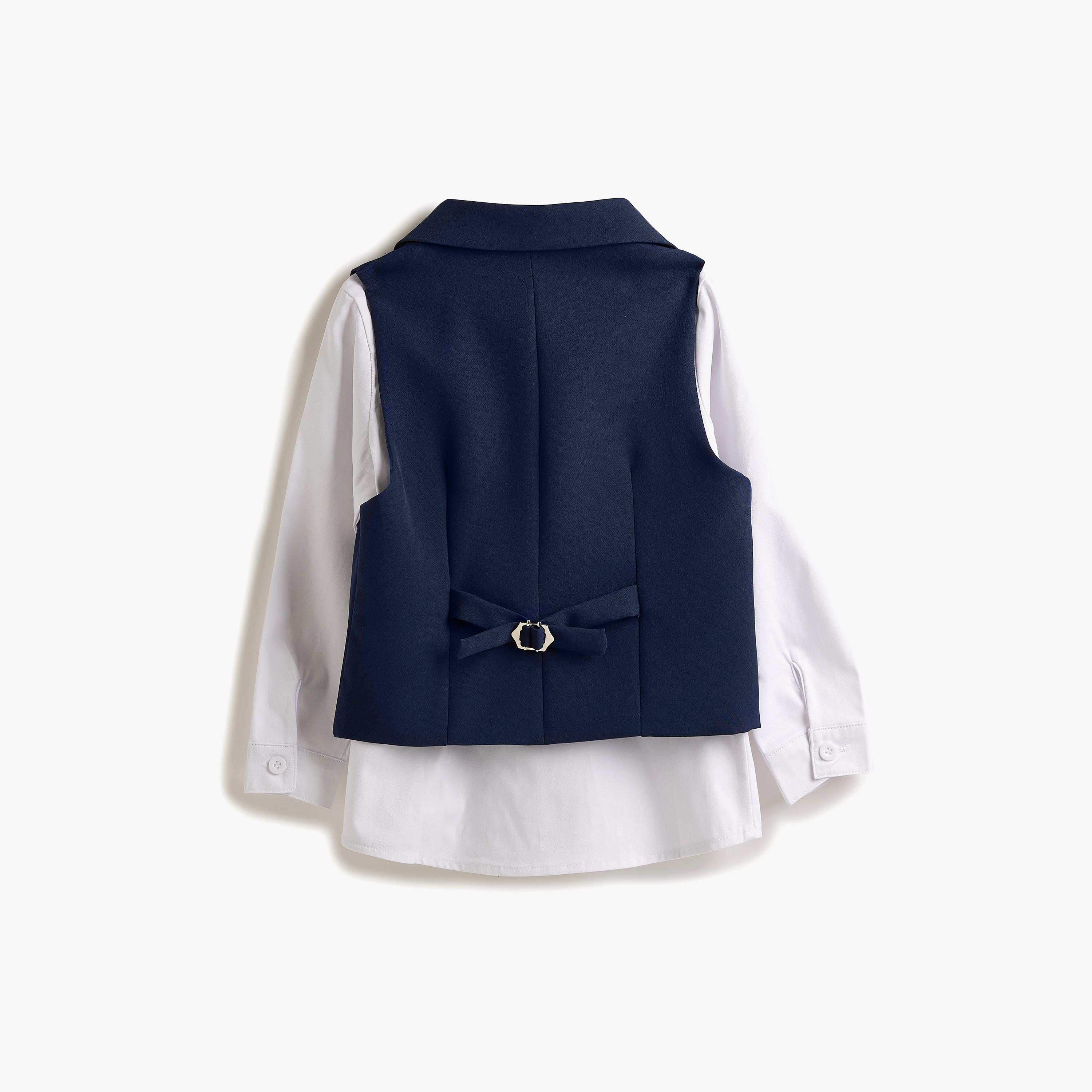 قميص سادة بأكمام طويلة 3 قطع وبنطلون وصدرية من فيكتور اند جين-baby-boys-clothing-setsandcoords-image-10