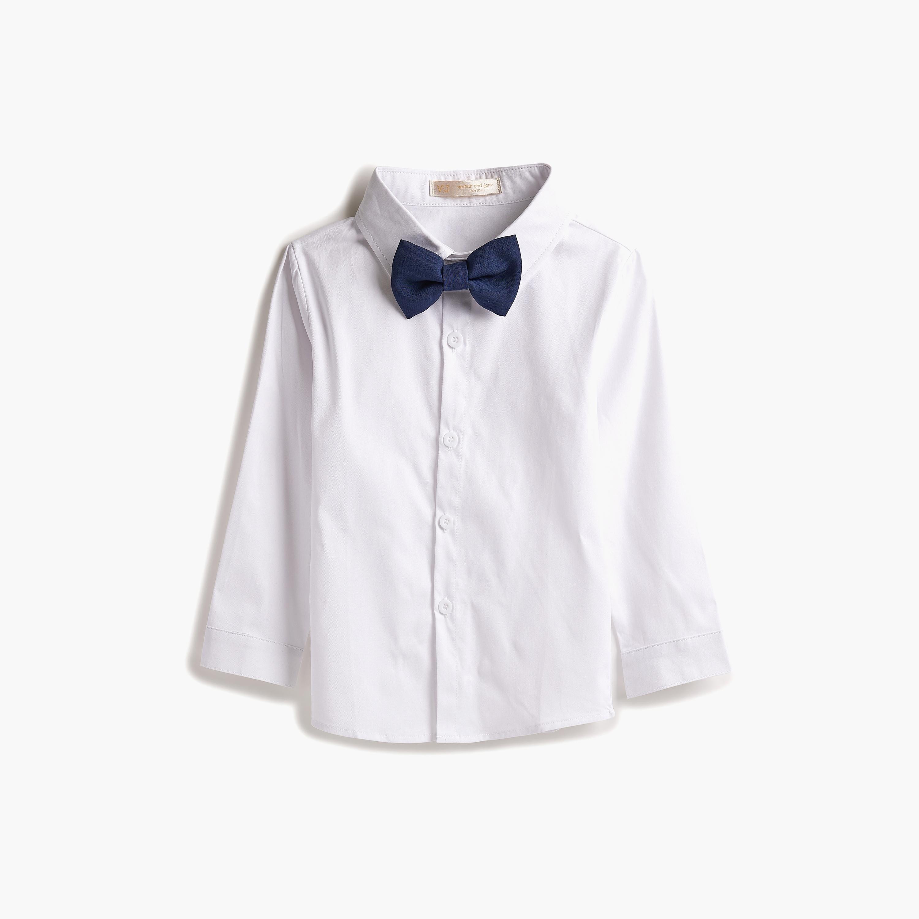 قميص سادة بأكمام طويلة 3 قطع وبنطلون وصدرية من فيكتور اند جين-baby-boys-clothing-setsandcoords-image-12