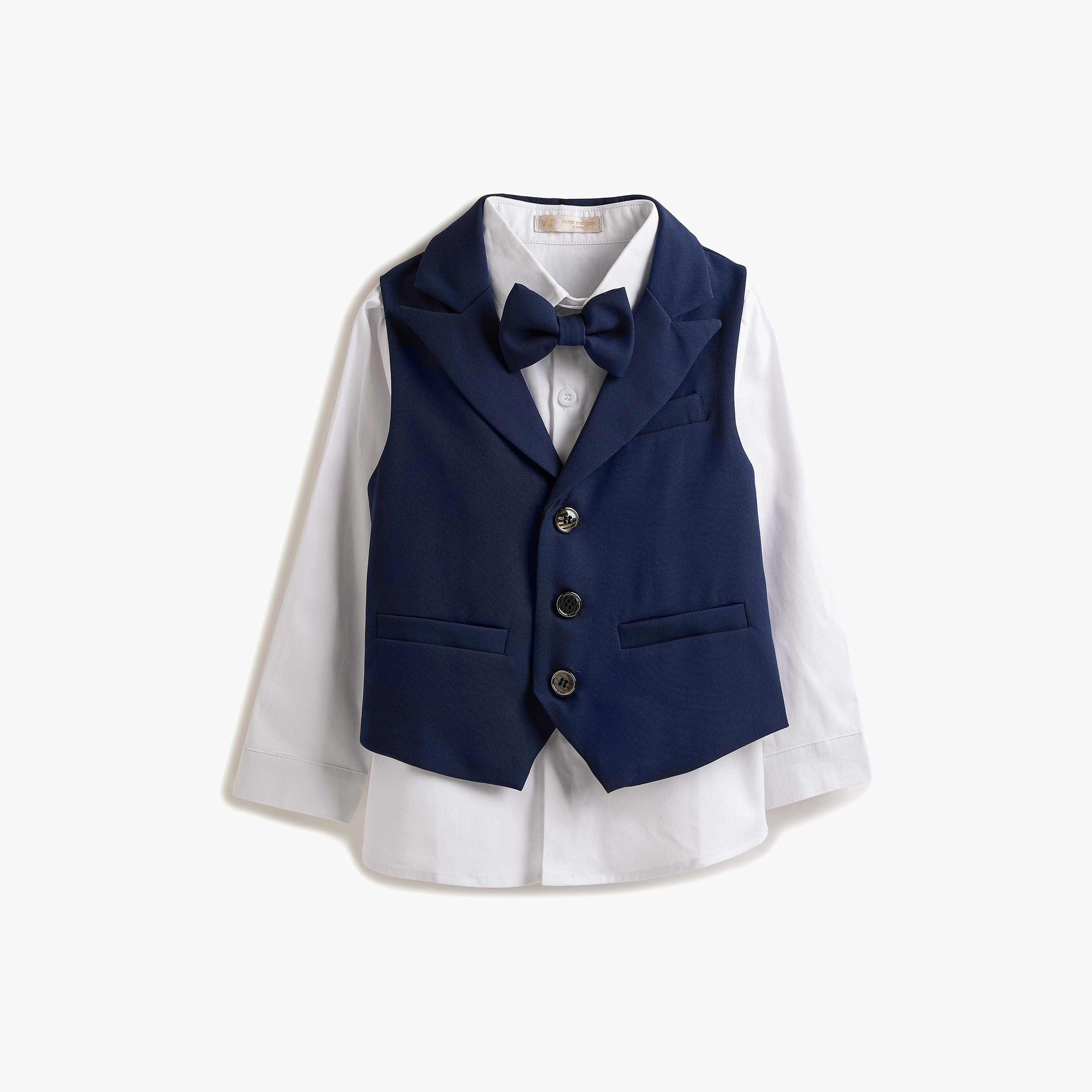 Victor and Jane 3-Piece Solid Long Sleeves Shirt, Pants with Waistcoat-baby-boys-clothing-setsandcoords-image-9