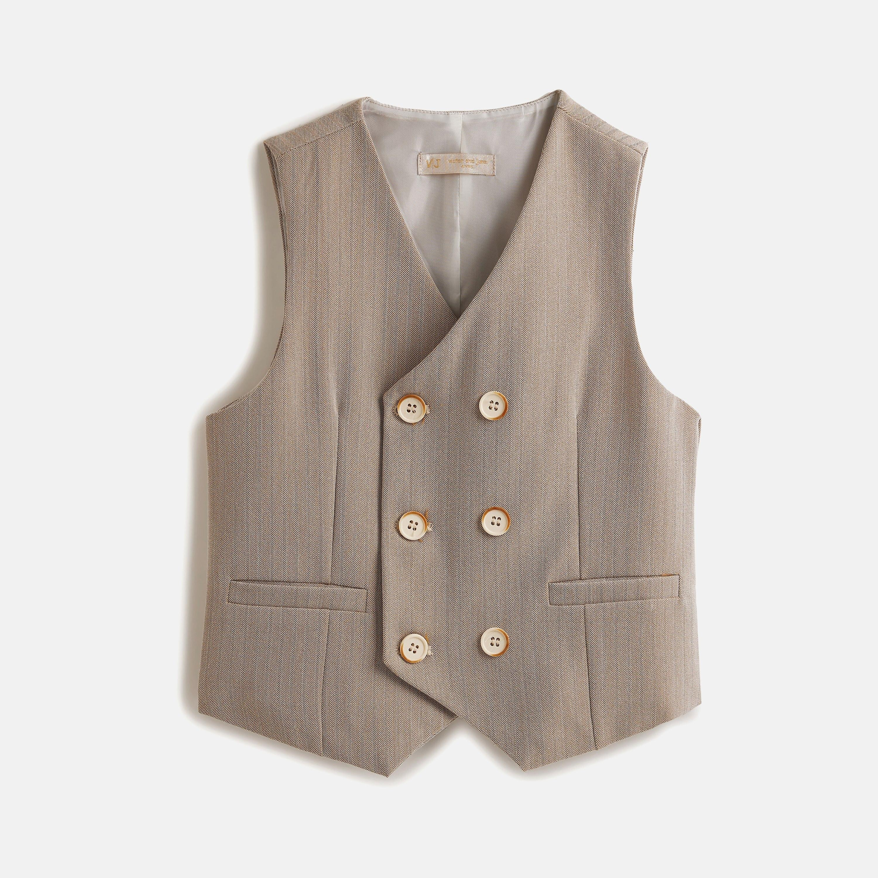 Victor and Jane 4-Piece Solid Short Sleeves Shirt, Shorts, Waistcoat with Tie-boys-clothing-setsandcoords-image-10