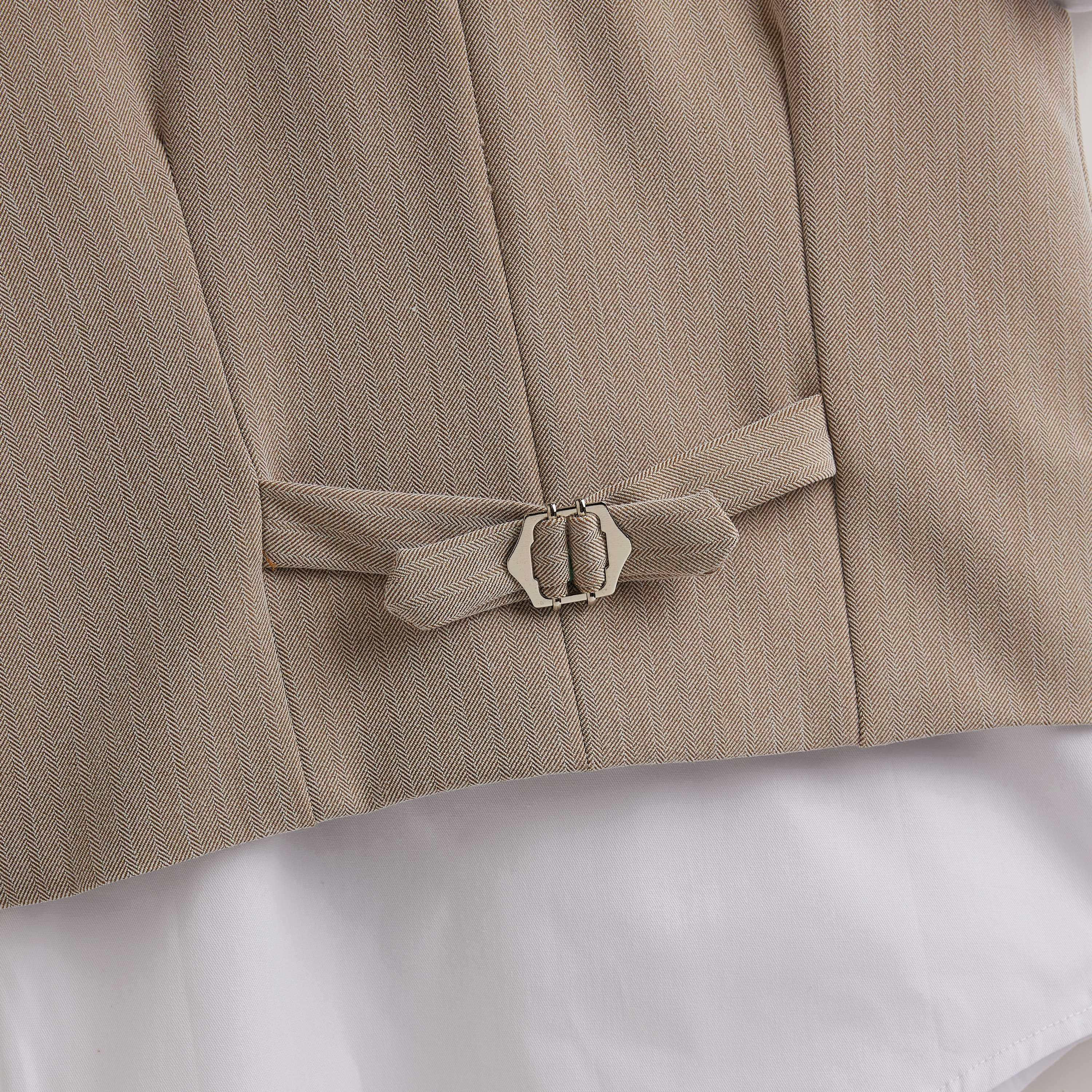 Victor and Jane 4-Piece Solid Short Sleeves Shirt, Shorts, Waistcoat with Tie-boys-clothing-setsandcoords-image-4